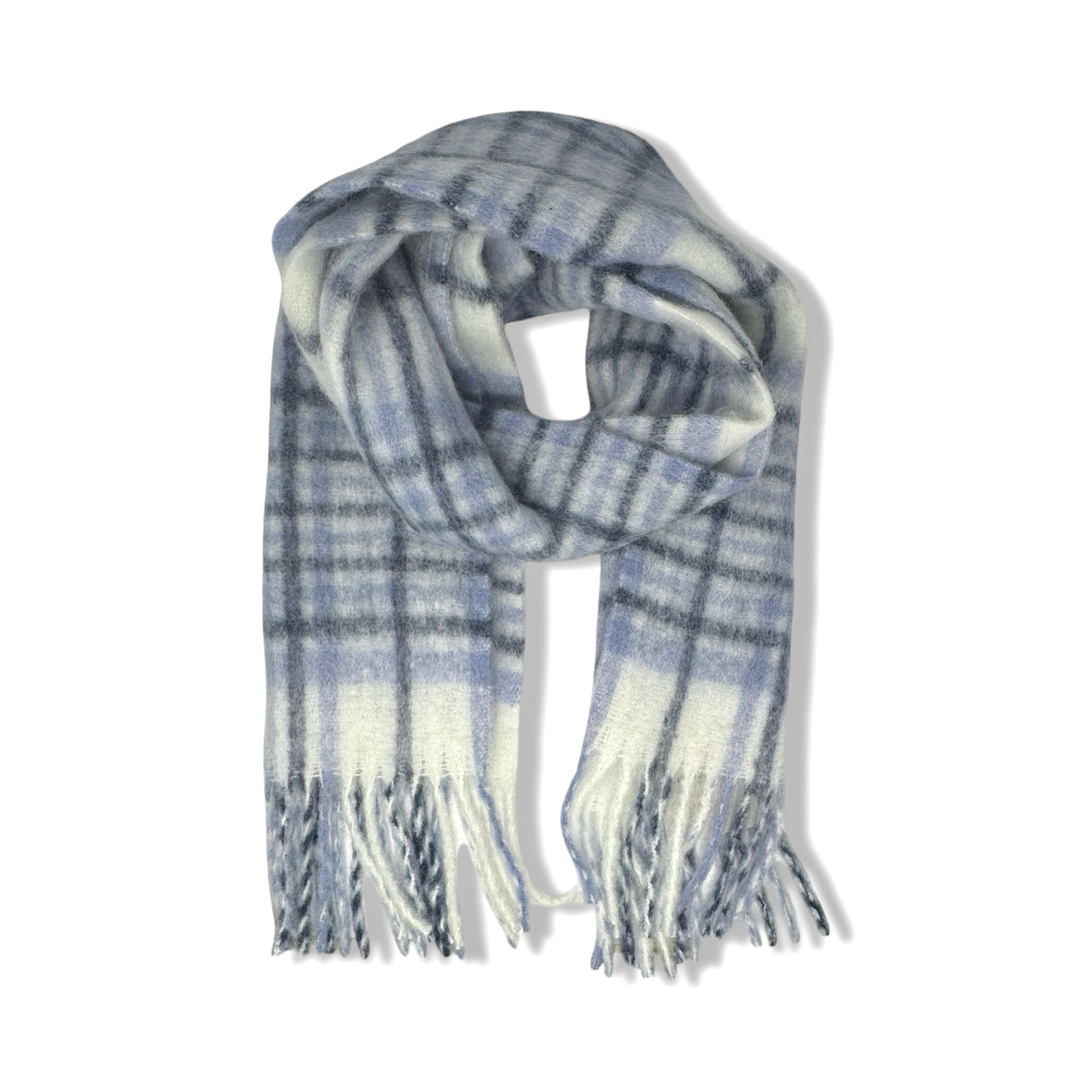 Housing Works Patterned Wool Blend Scarf