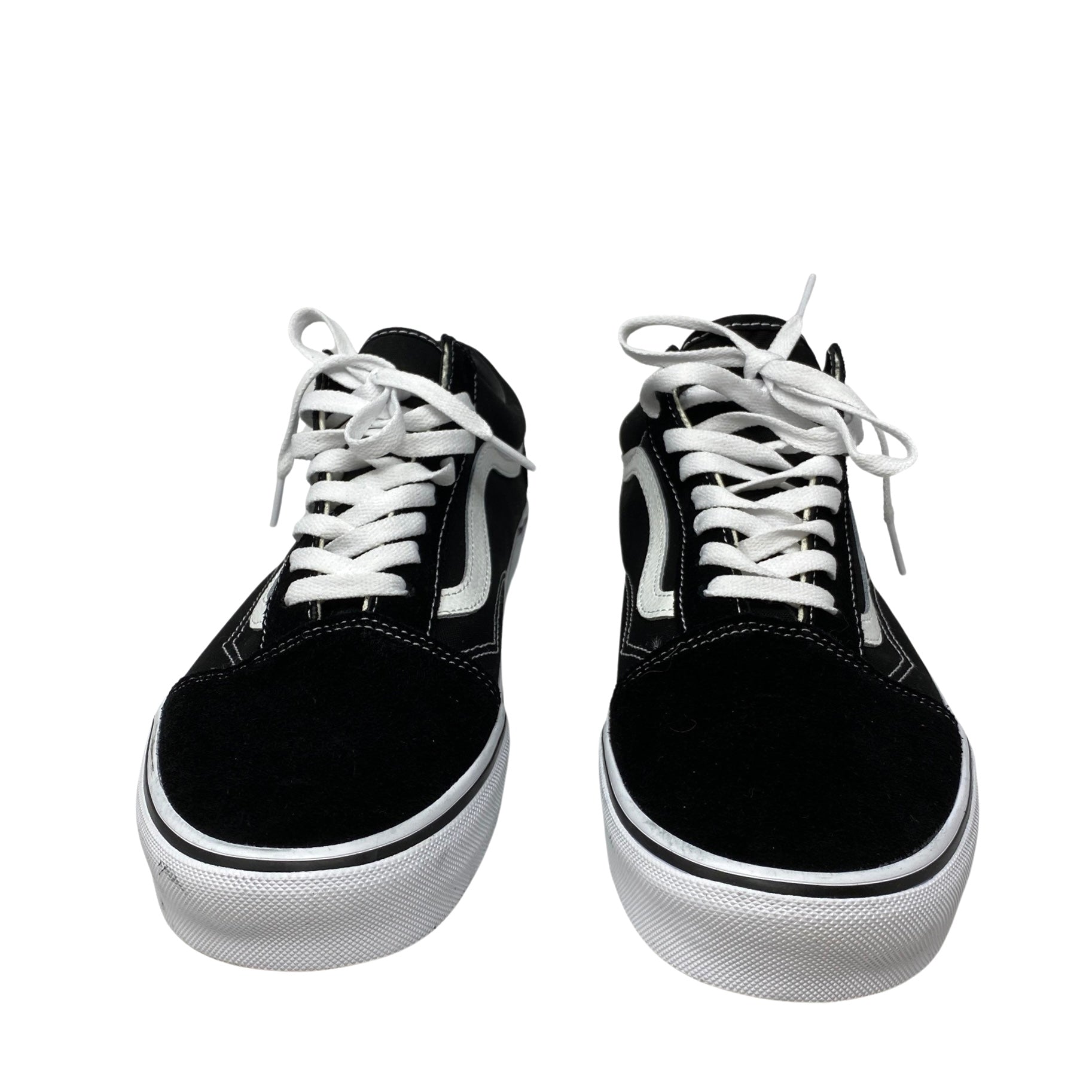 Vans Canvas and Suede Lace Up Sneakers