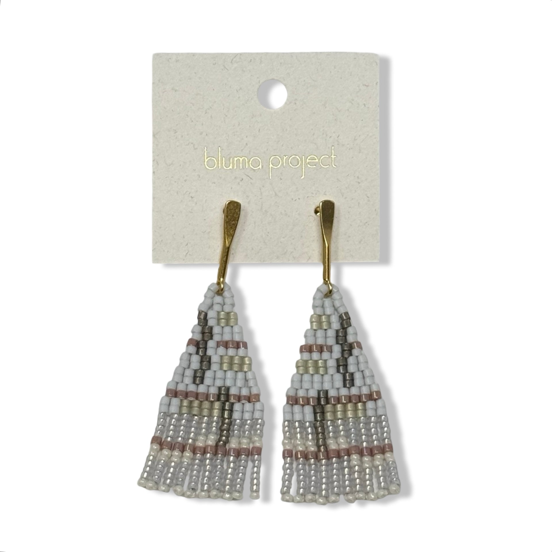 Bluma Project Flat Bead Earring