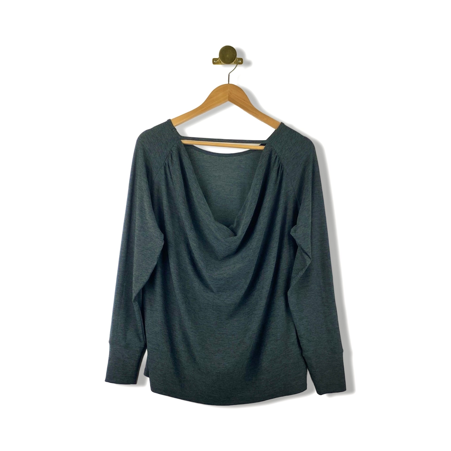 Spanx Skysoft Open Back Long Sleeve Top