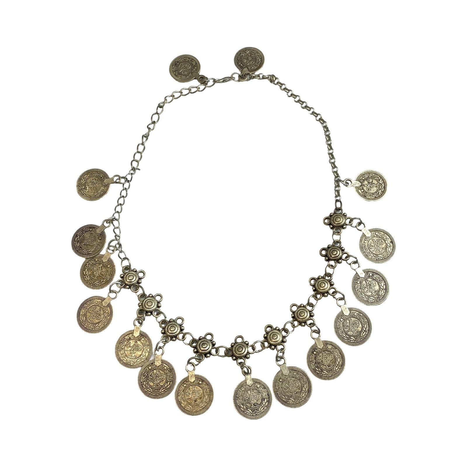 Boho Coin Bib Necklace