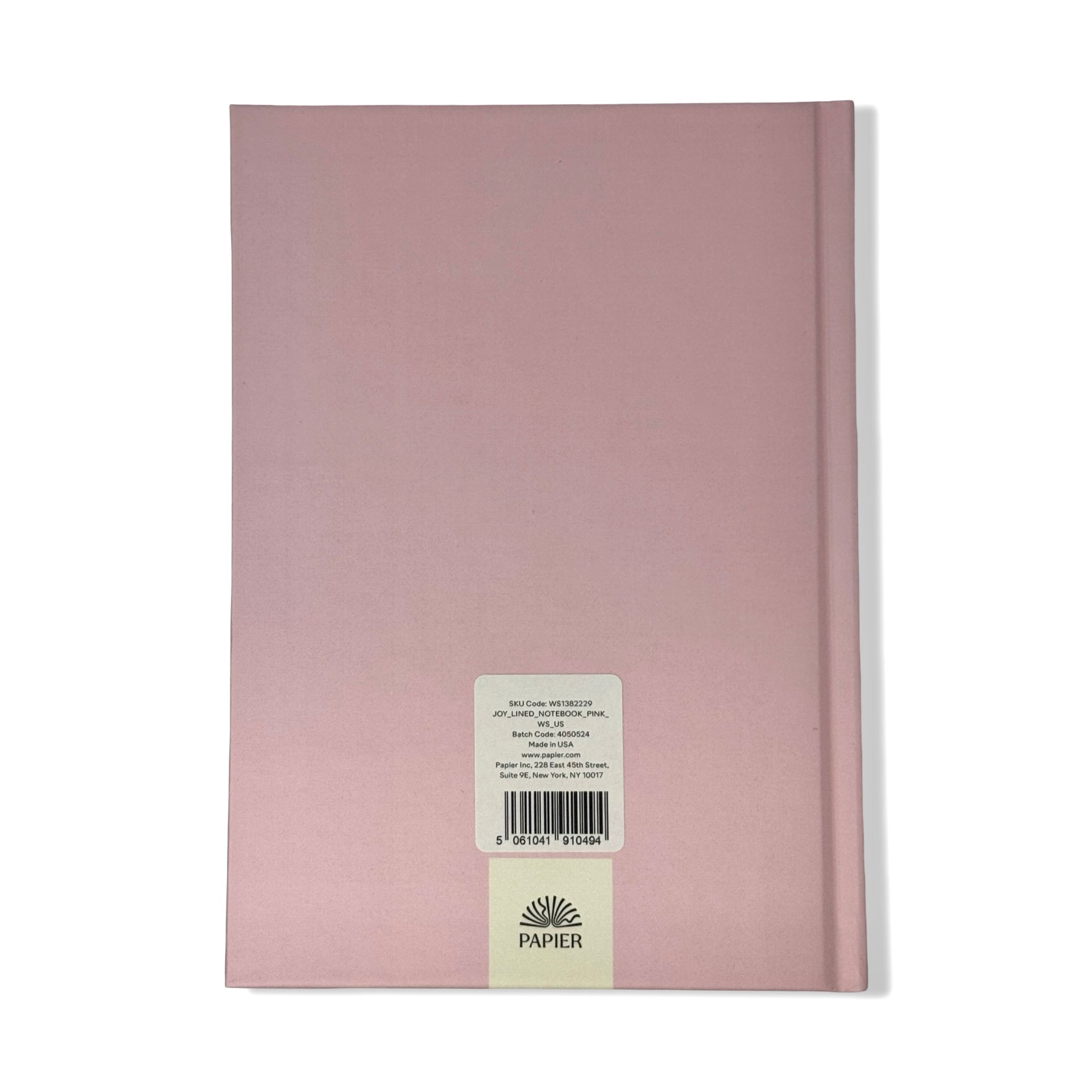 Papier Hardcover Joy Lined Notebook