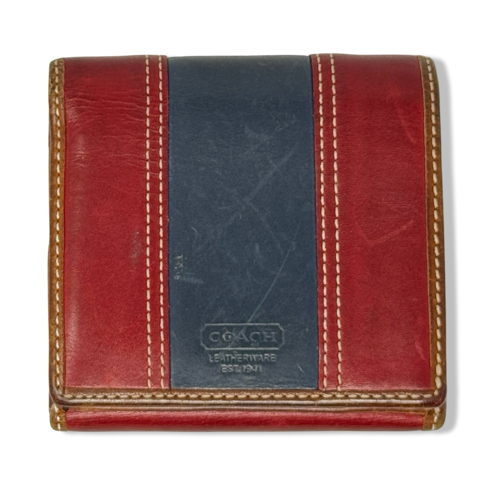 Coach Bi-Fold Colorblock Wallet