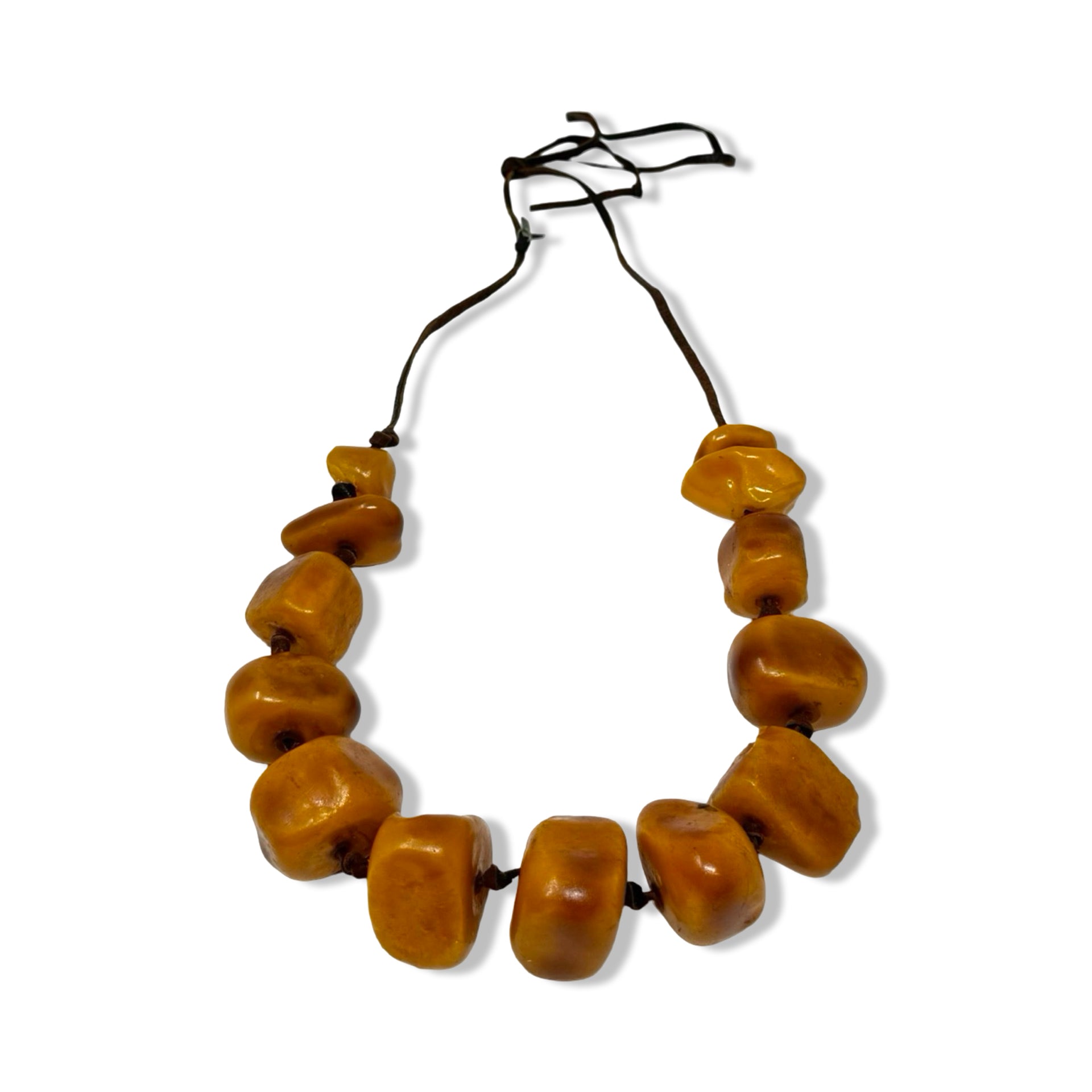 Monies Amber Stone Necklace