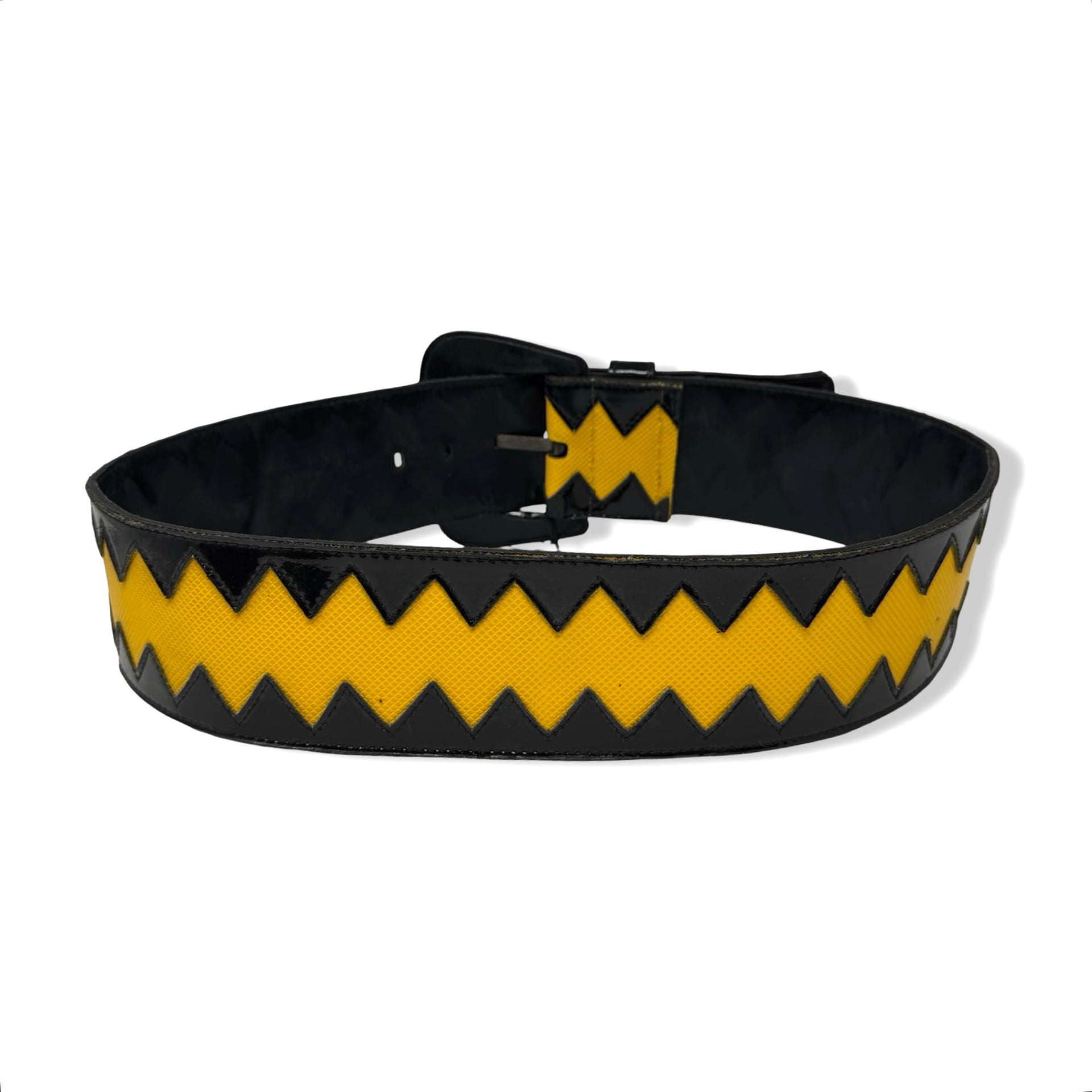 Vintage R.J. Graziano Zig Zag Wide Belt