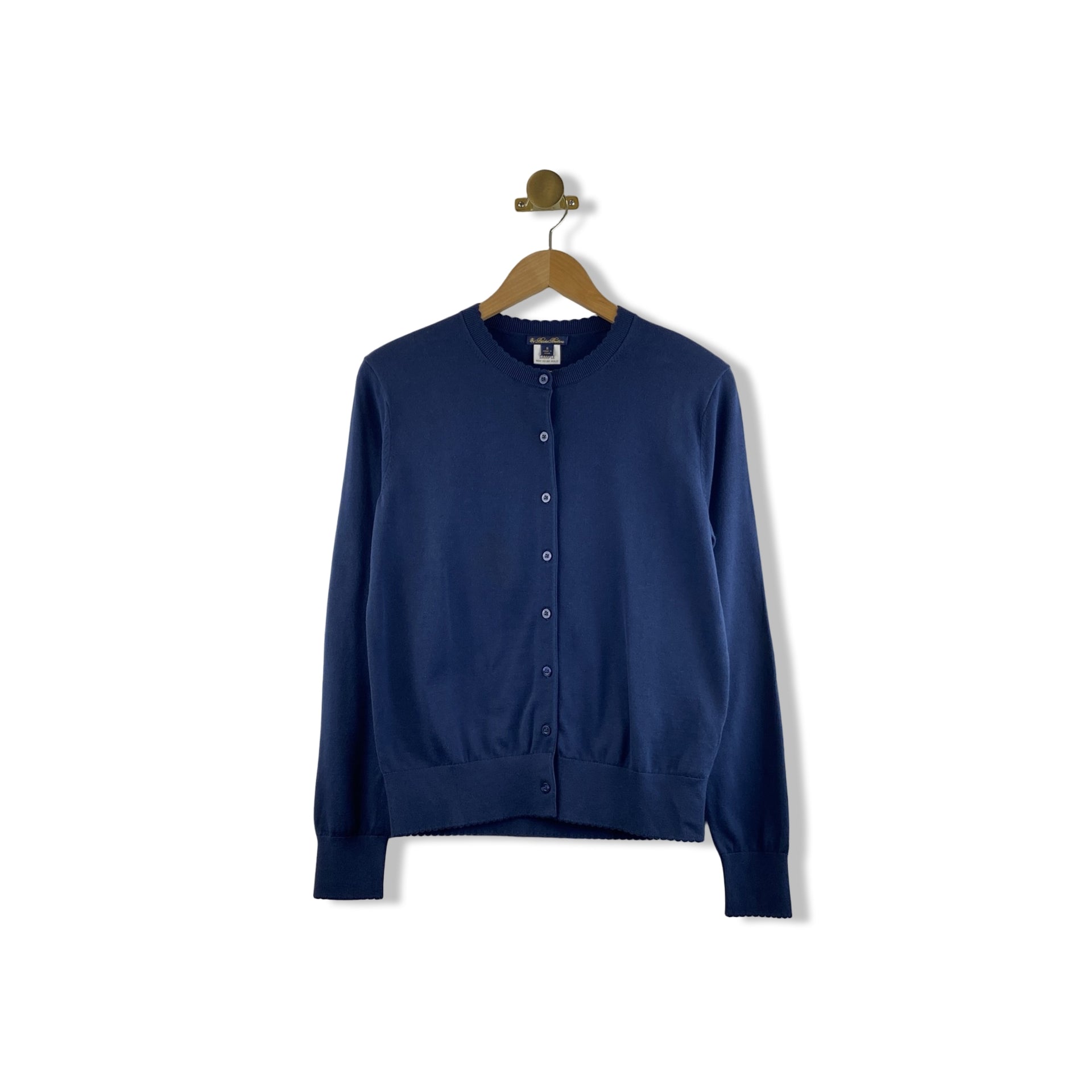 Brooks Brothers Scalloped Cardigan
