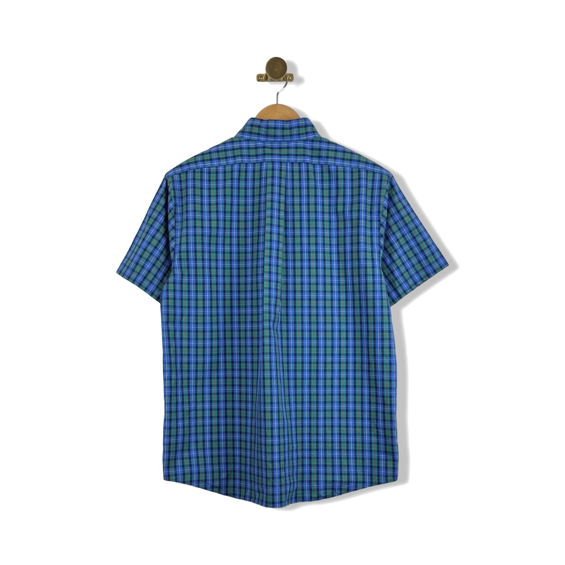 Brooks Brothers Short Sleeve Plaid Button Up Shirt