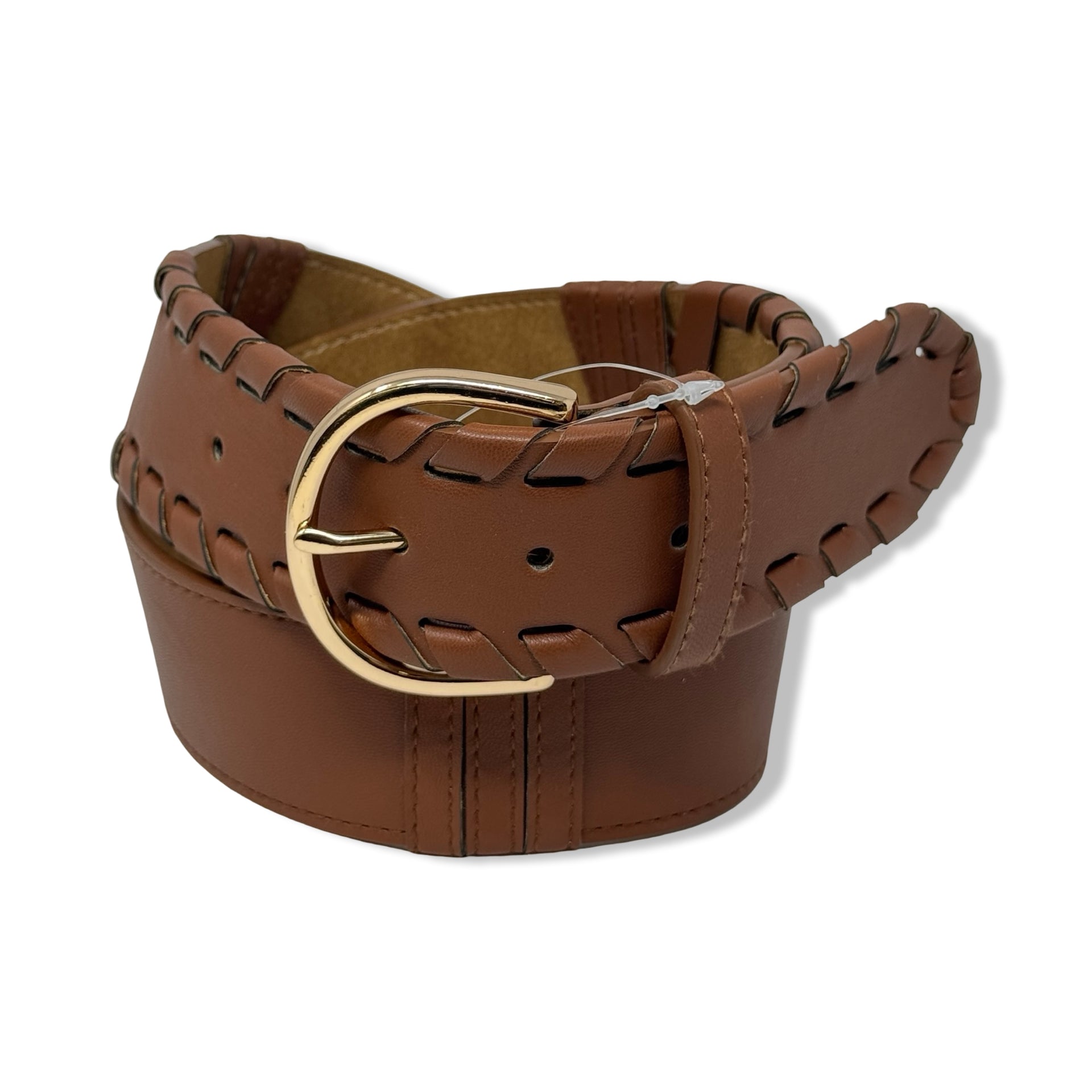 Linea Pelle Wide Woven End Belt