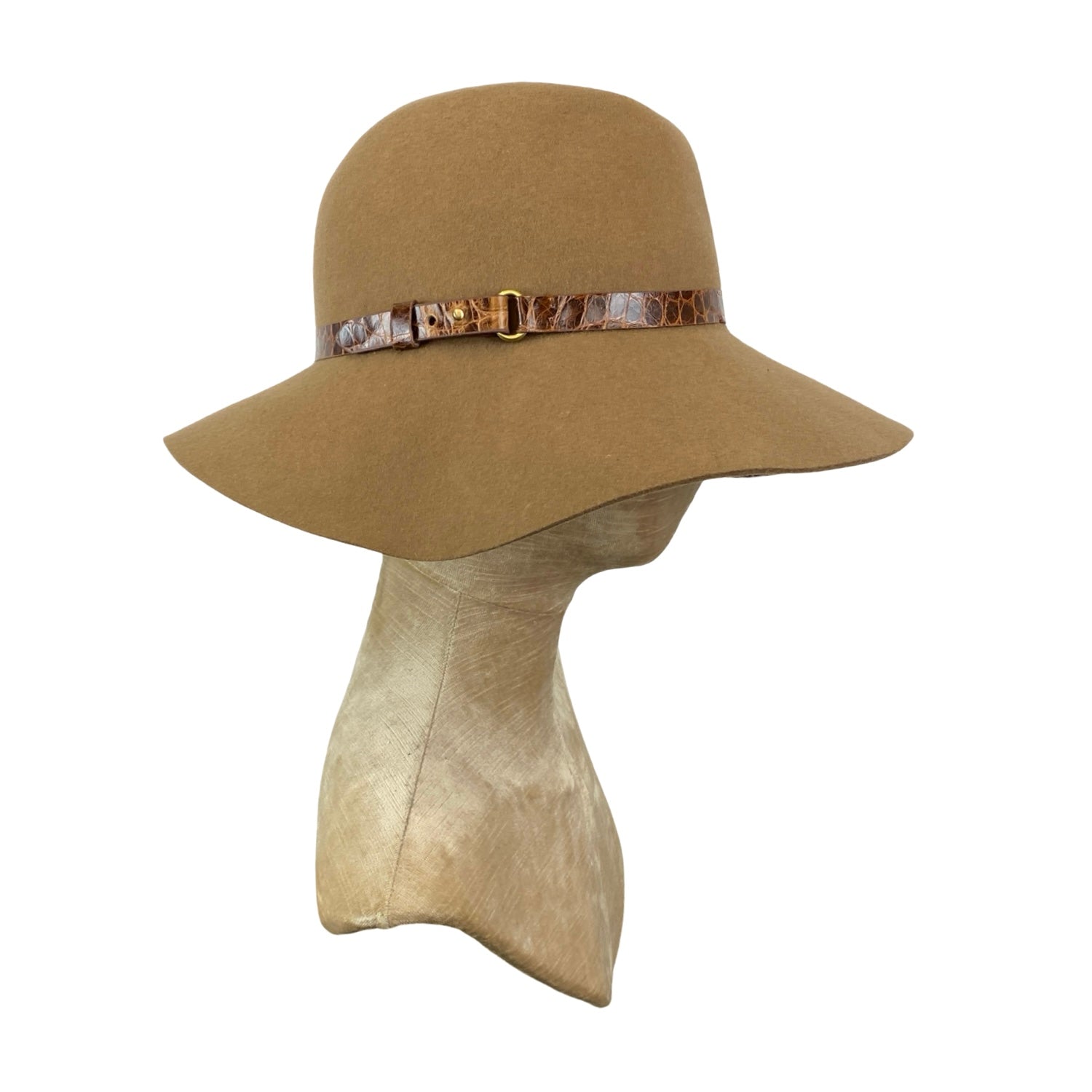 Eric Javits Croc-Embossed Felt Hat