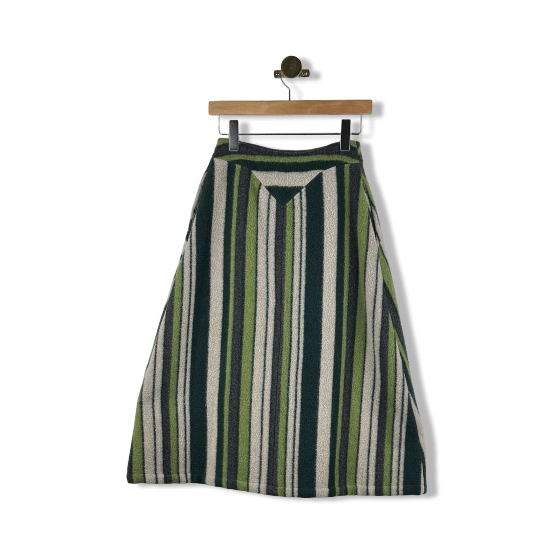 DAWEI Striped Circle Skirt