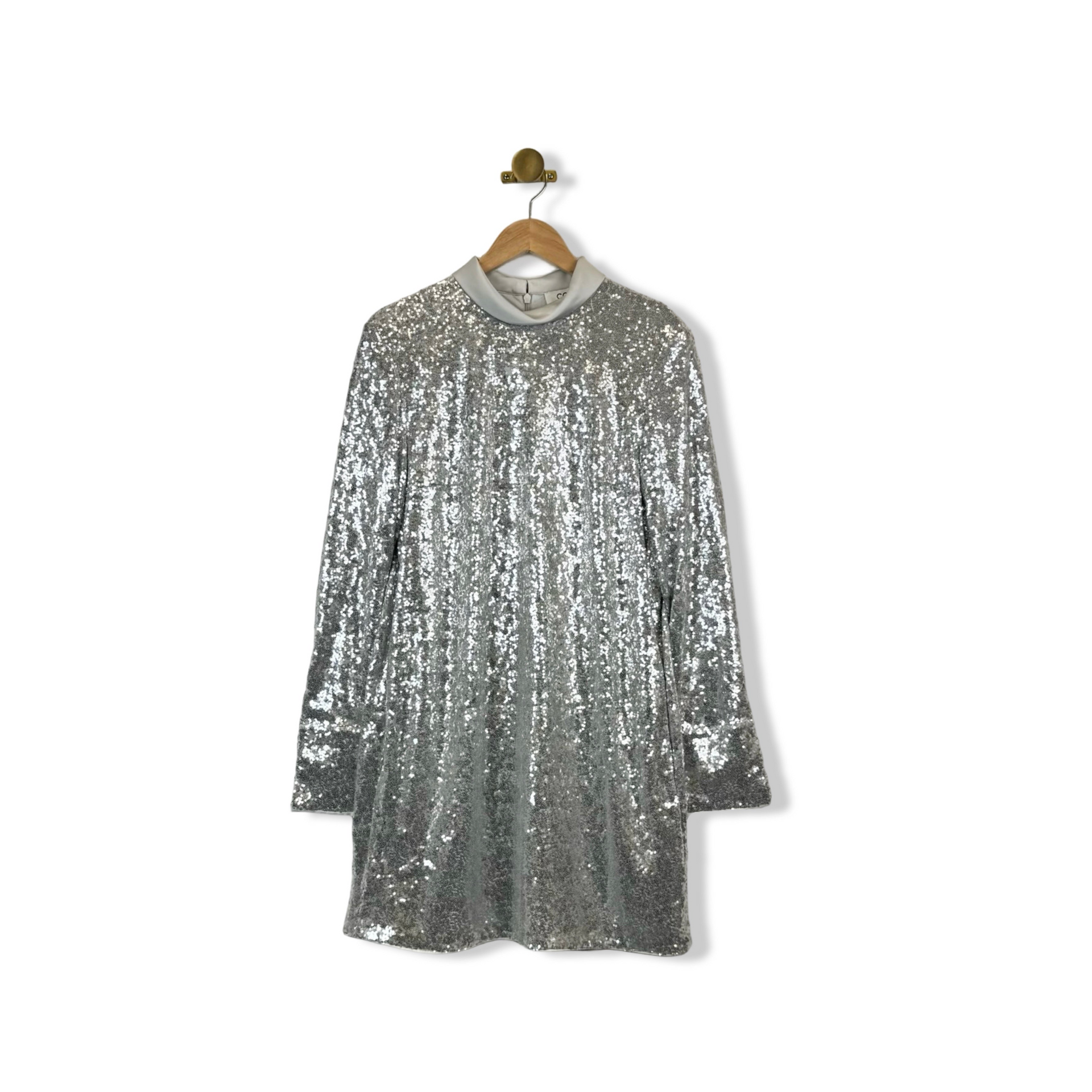 COS Recycled Sequinned Mini Dress