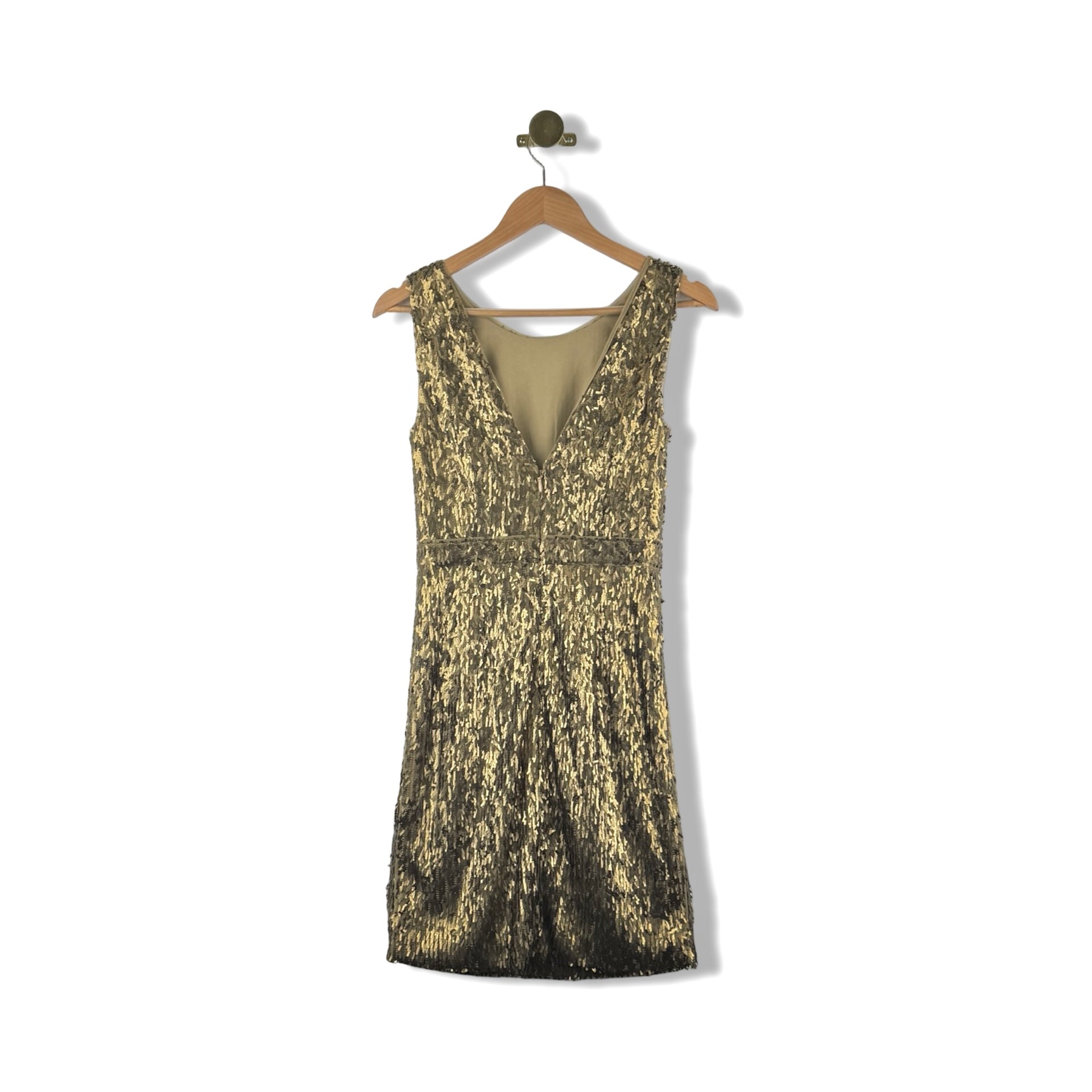 BCBGMAXAZRIA Lucianna Metallic Dress