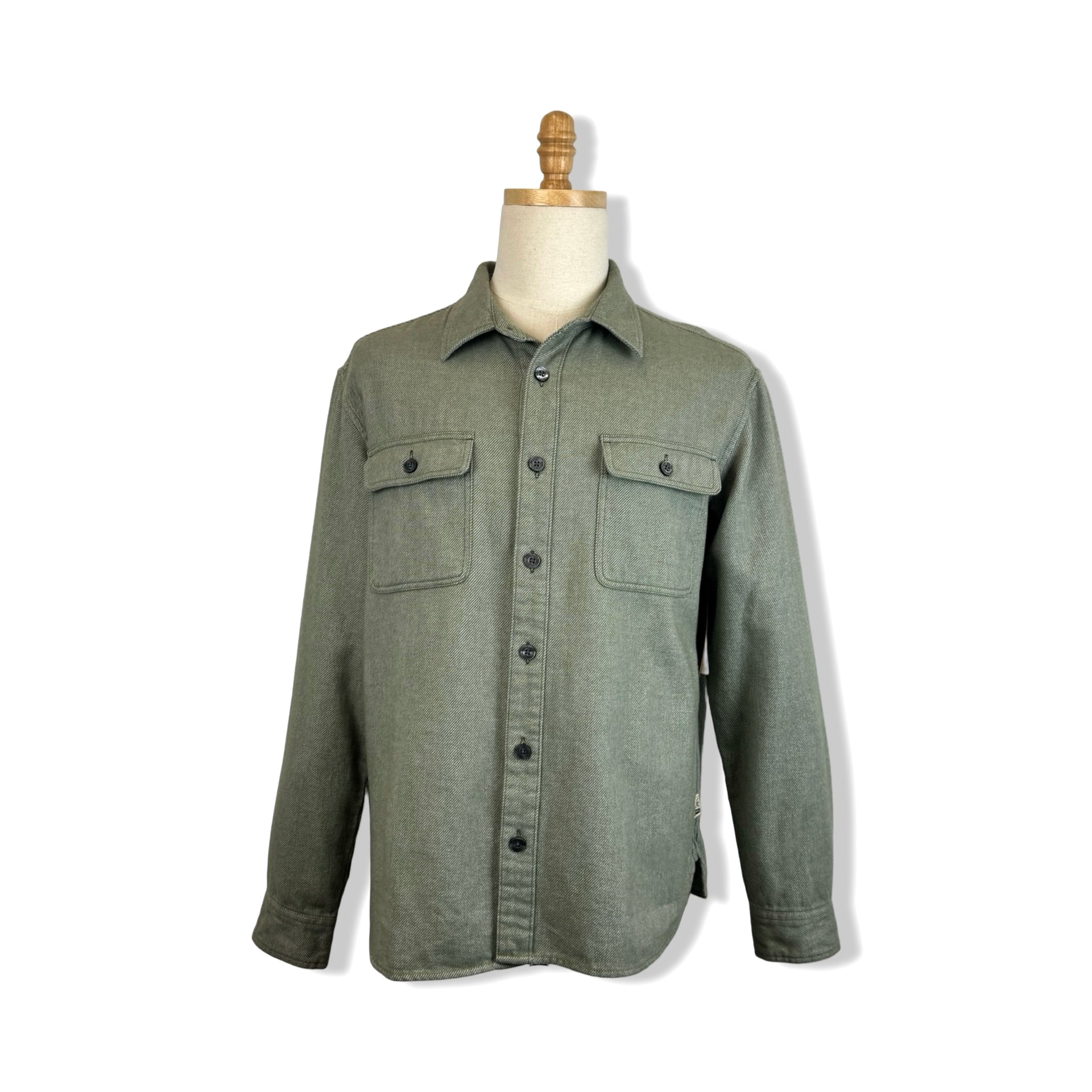 Surfside Supply Long Sleeve Brushed Twill Dylan Overshirt