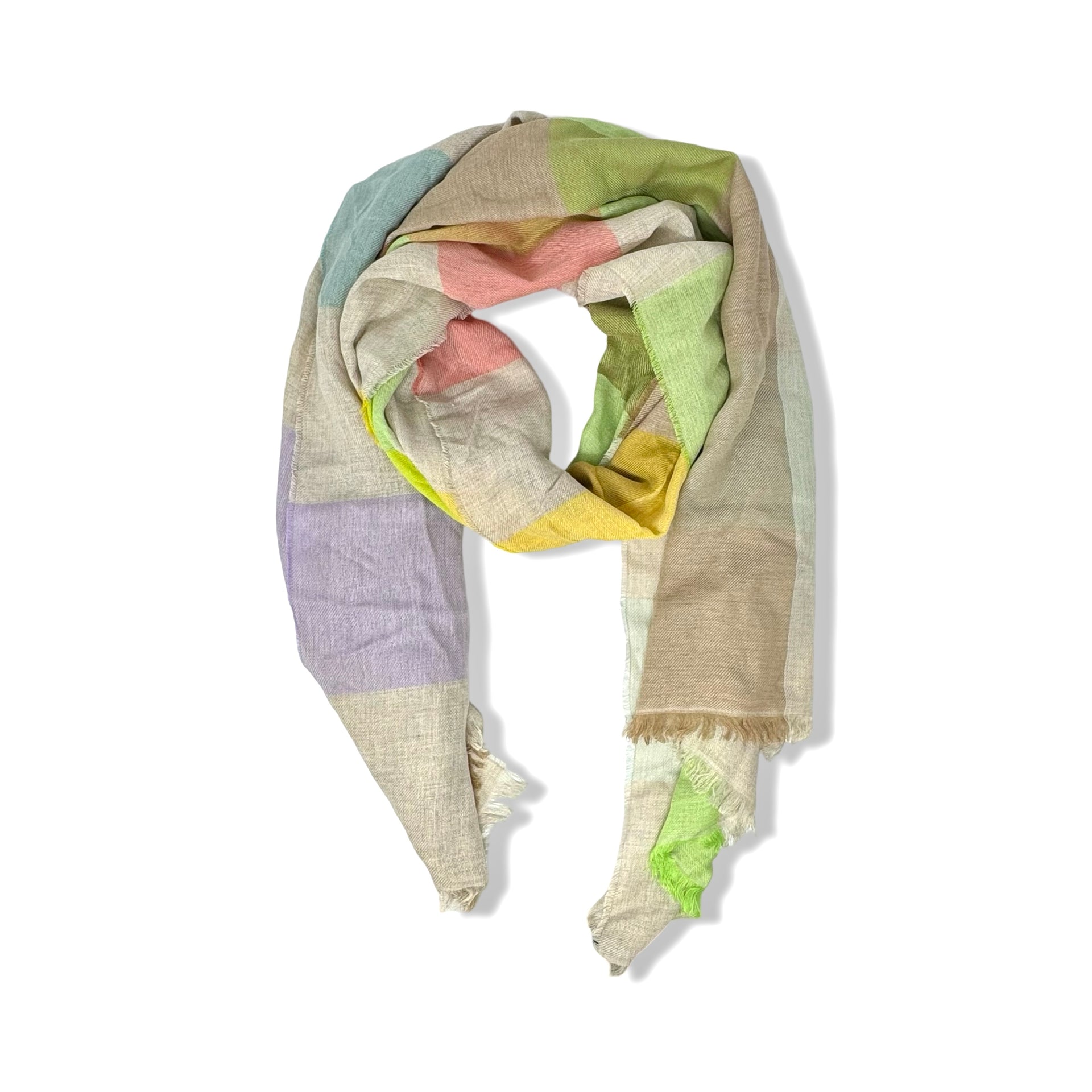 Fraas Vichy Check Scarf