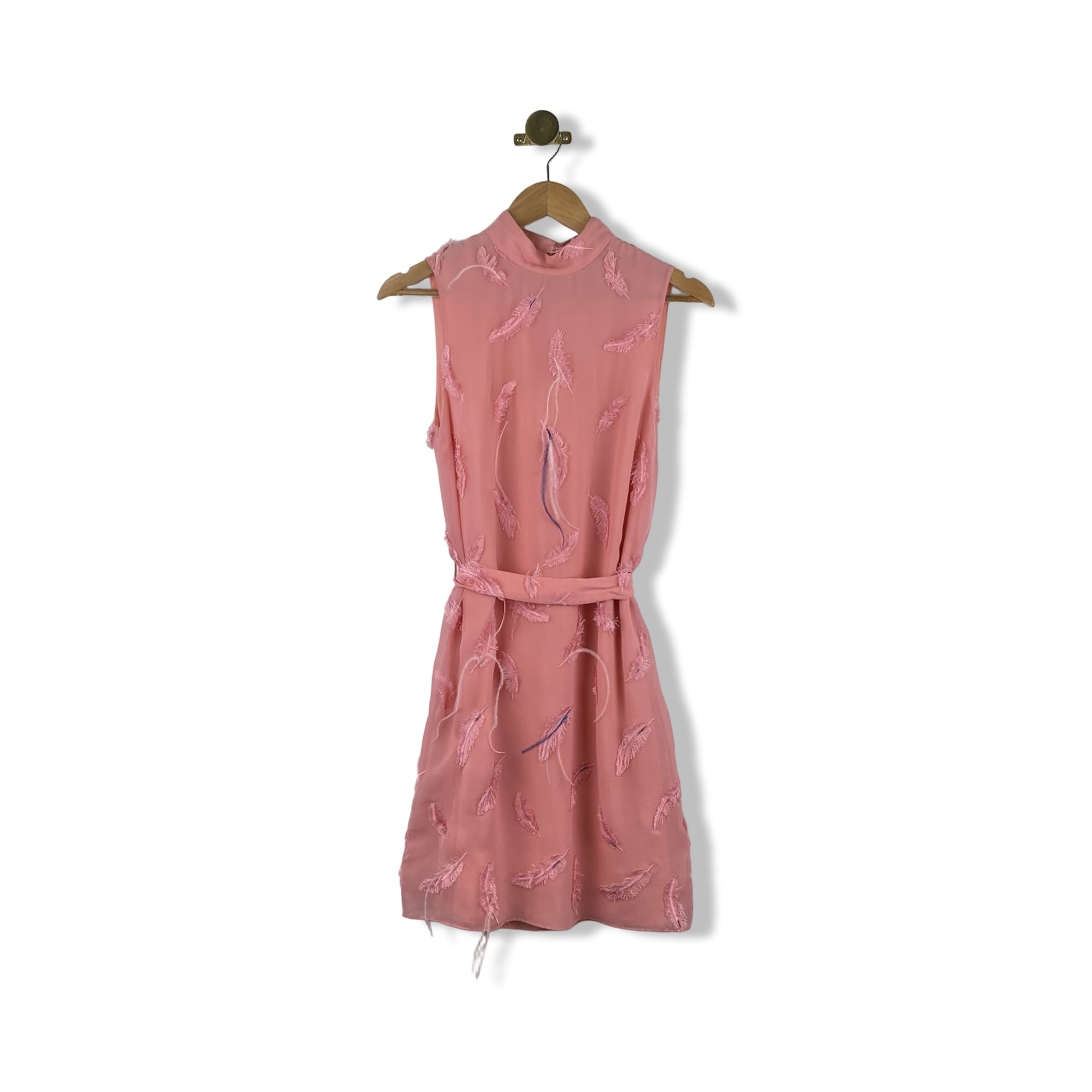 Emilio Pucci Feathered Shift Dress
