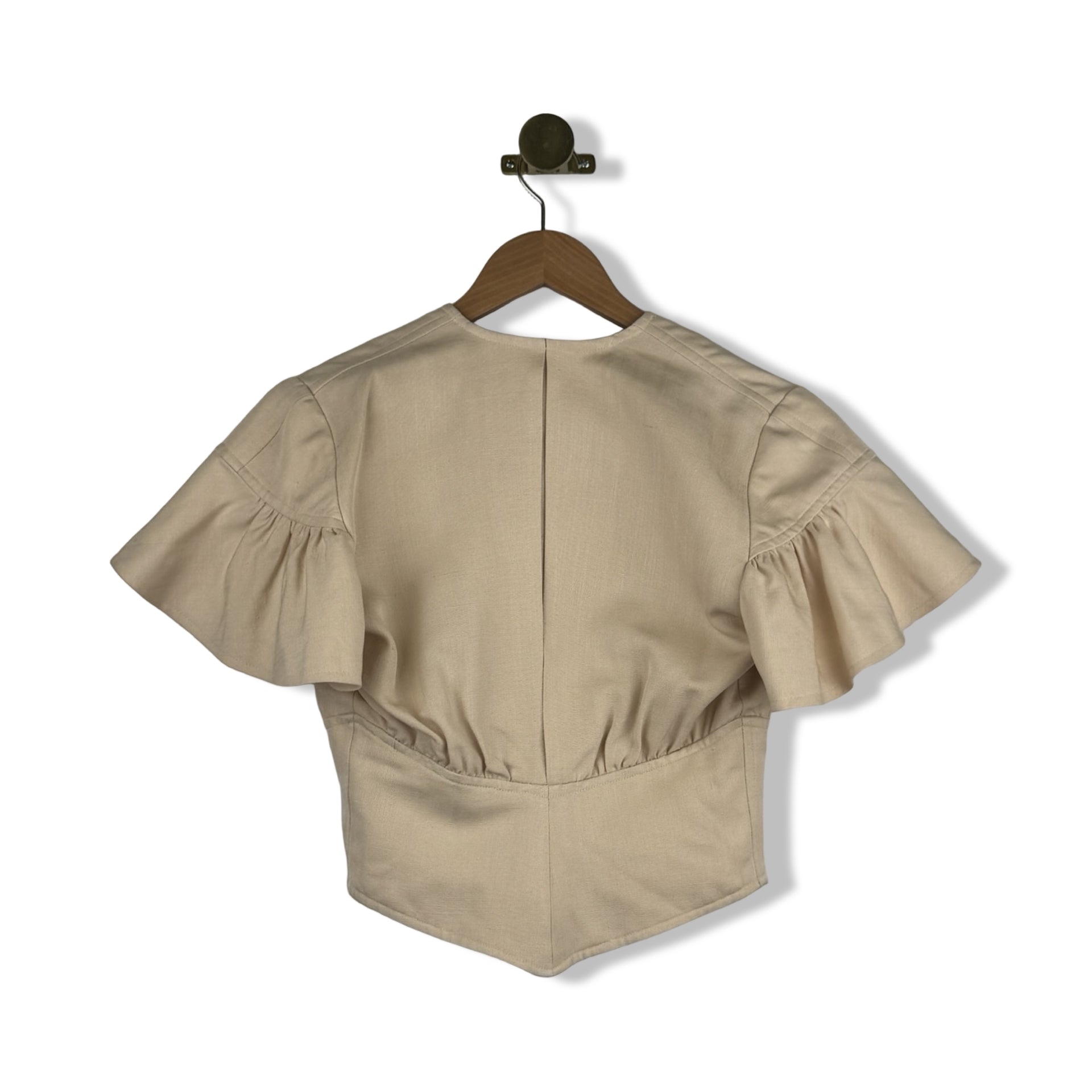 Vintage Flutter Sleeve Top