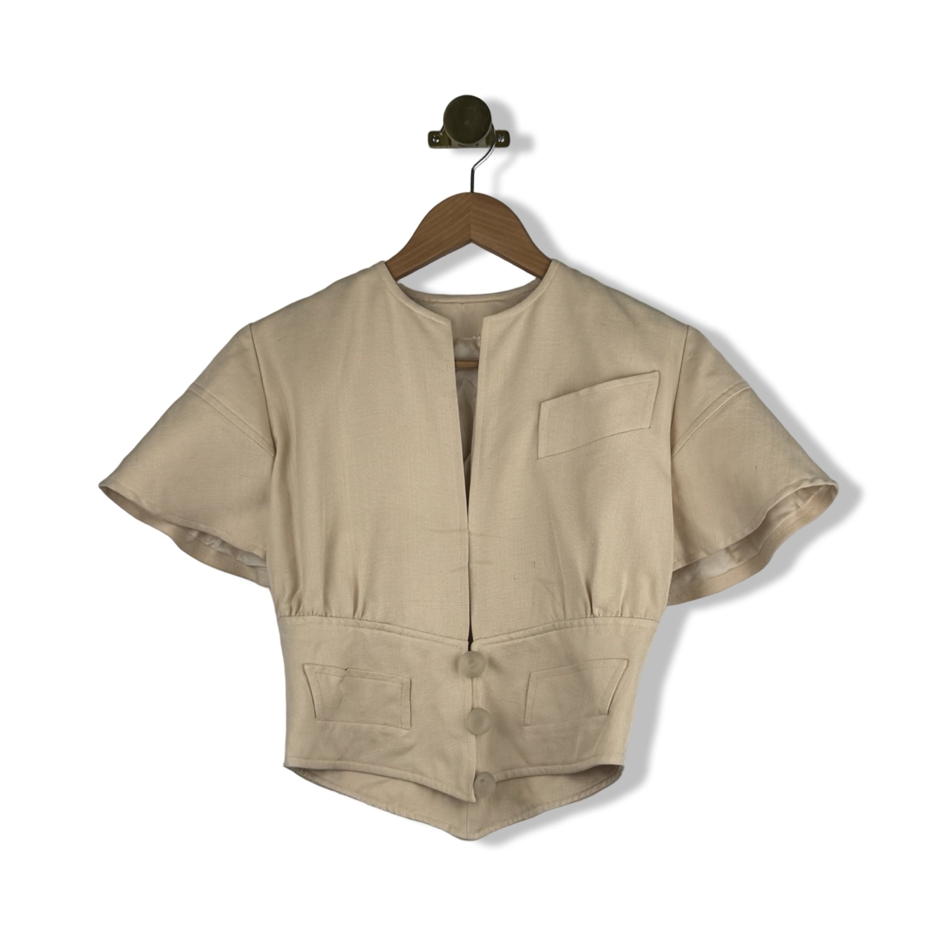 Vintage Flutter Sleeve Top