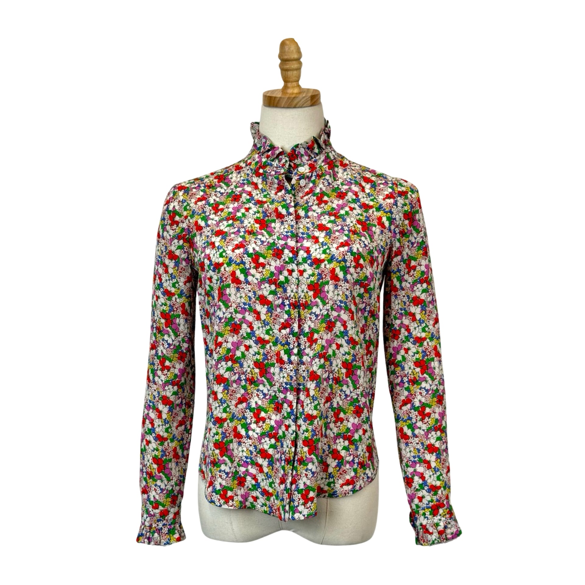 Claudie Pierlot Floral Button Up Shirt