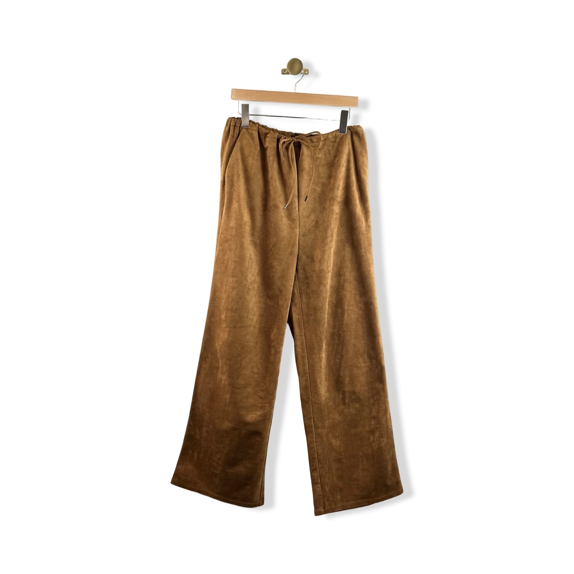 BLANKNYC Low Rise Baggy Faux Suede Pant