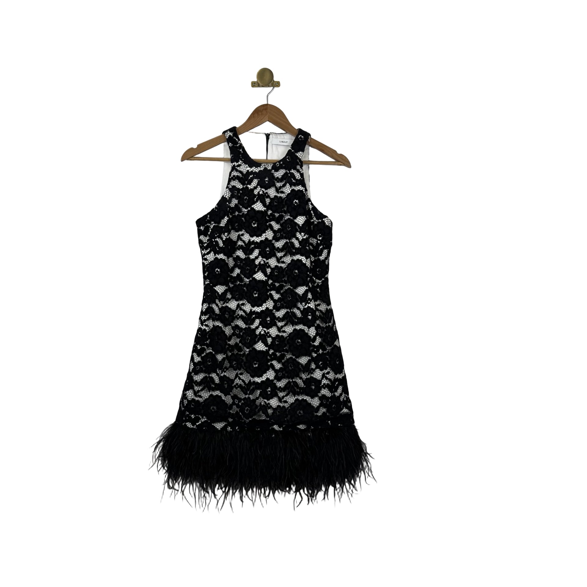 Likely Velvet Floral Mini Dress