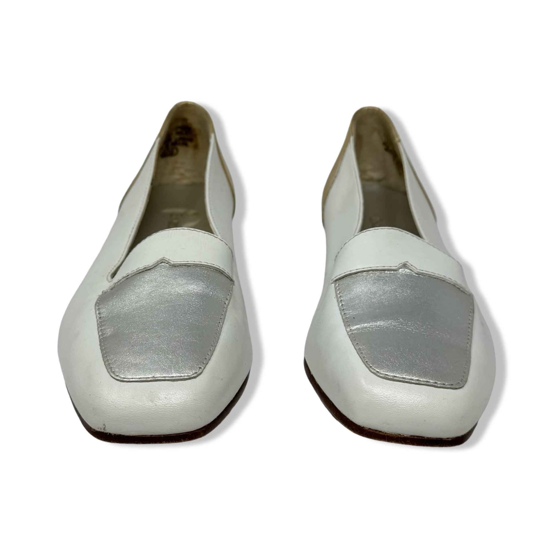 Vintage Enzo Angiolini Metallic Flats