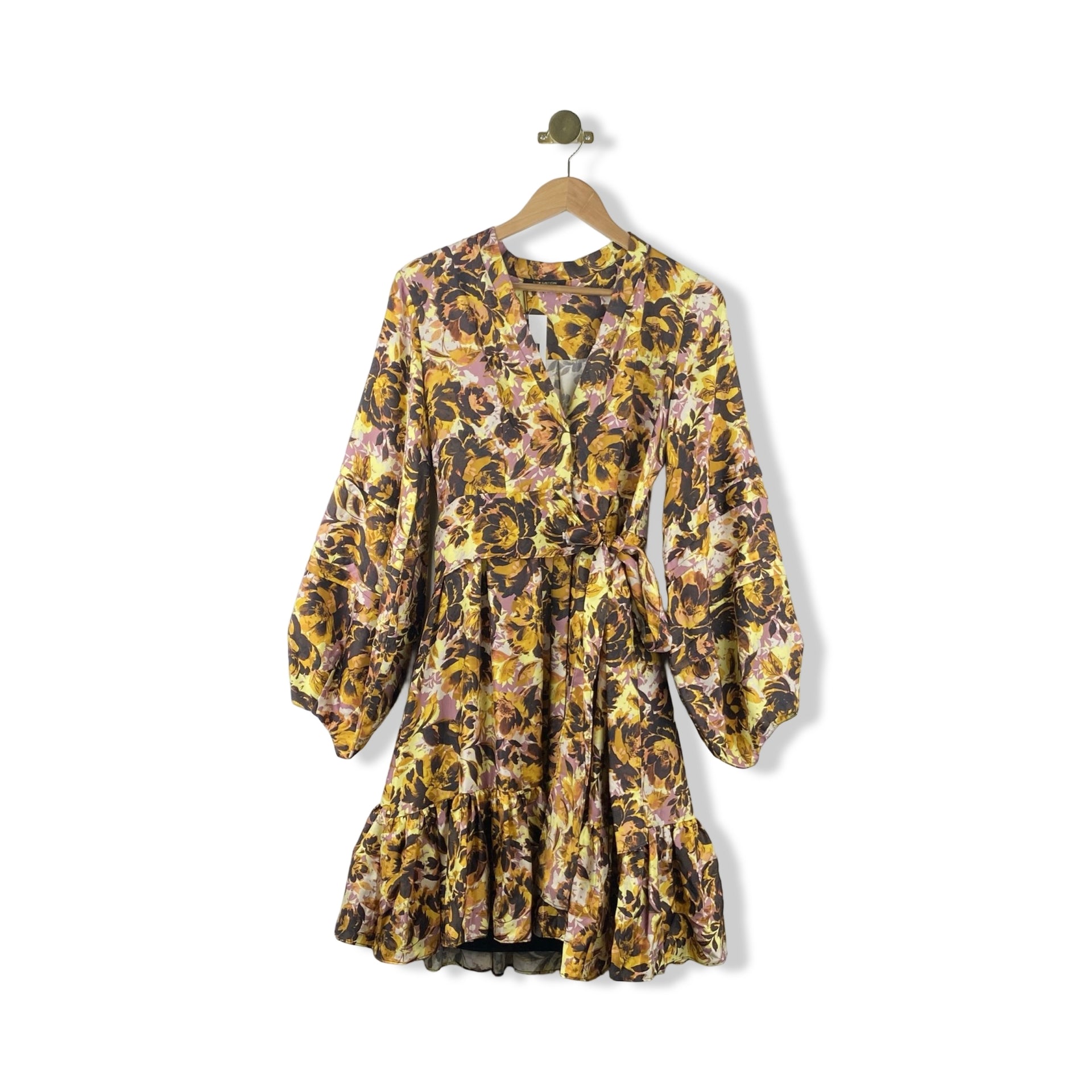 Kobi Halperin Georgie Tiered Floral Silk Dress