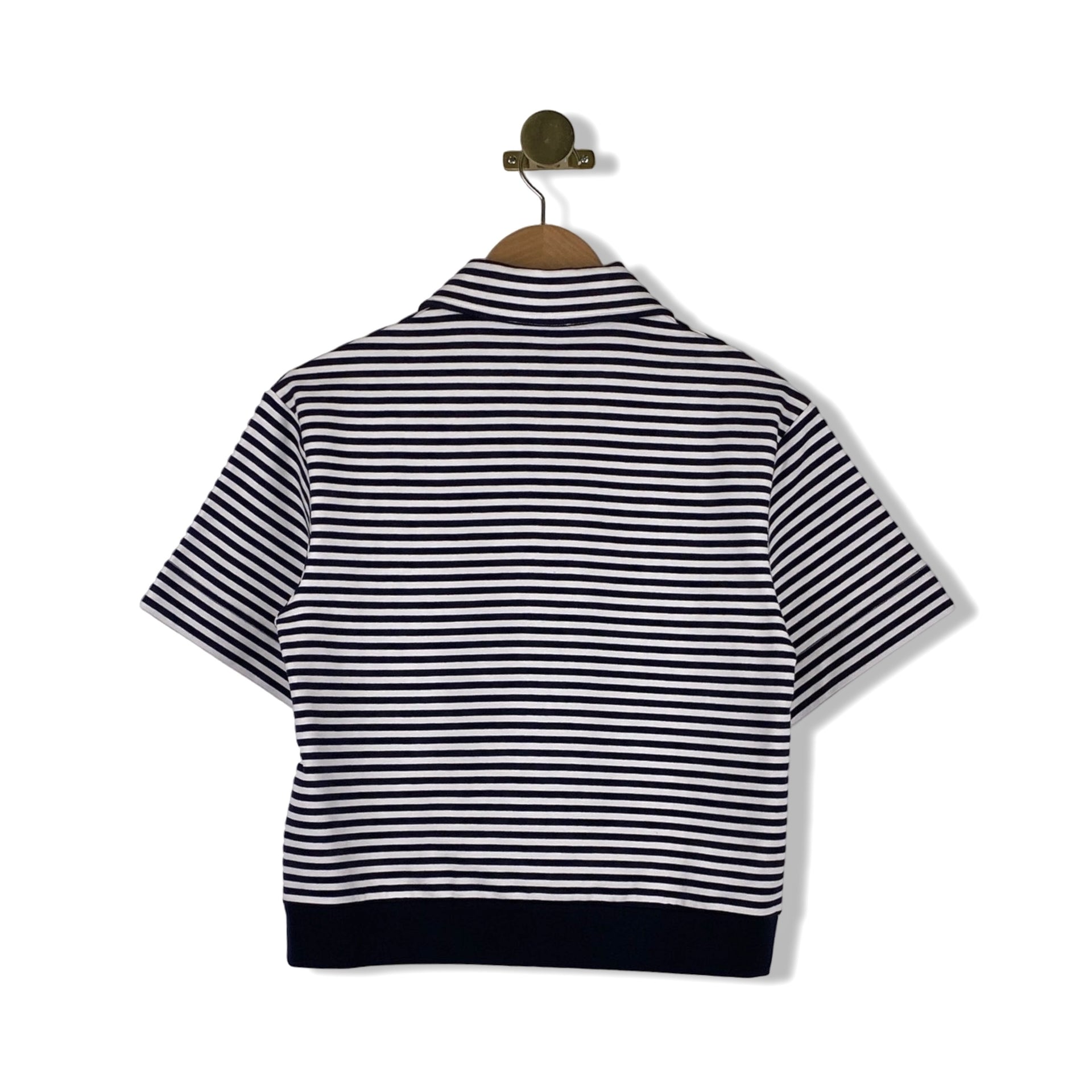 ALIGNE Arlo Lace-Up Striped Top