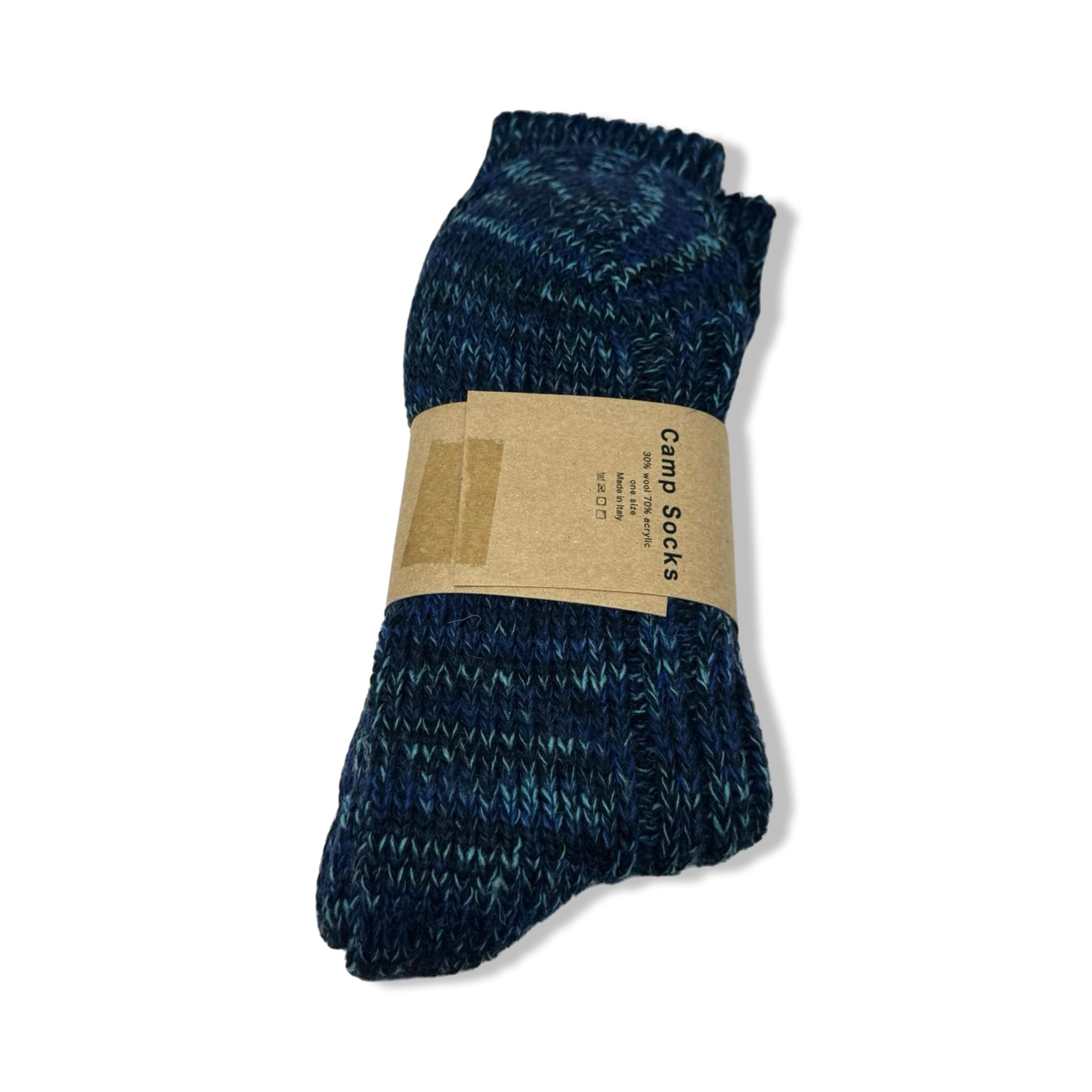 Curated Basics Blue Camp Socks