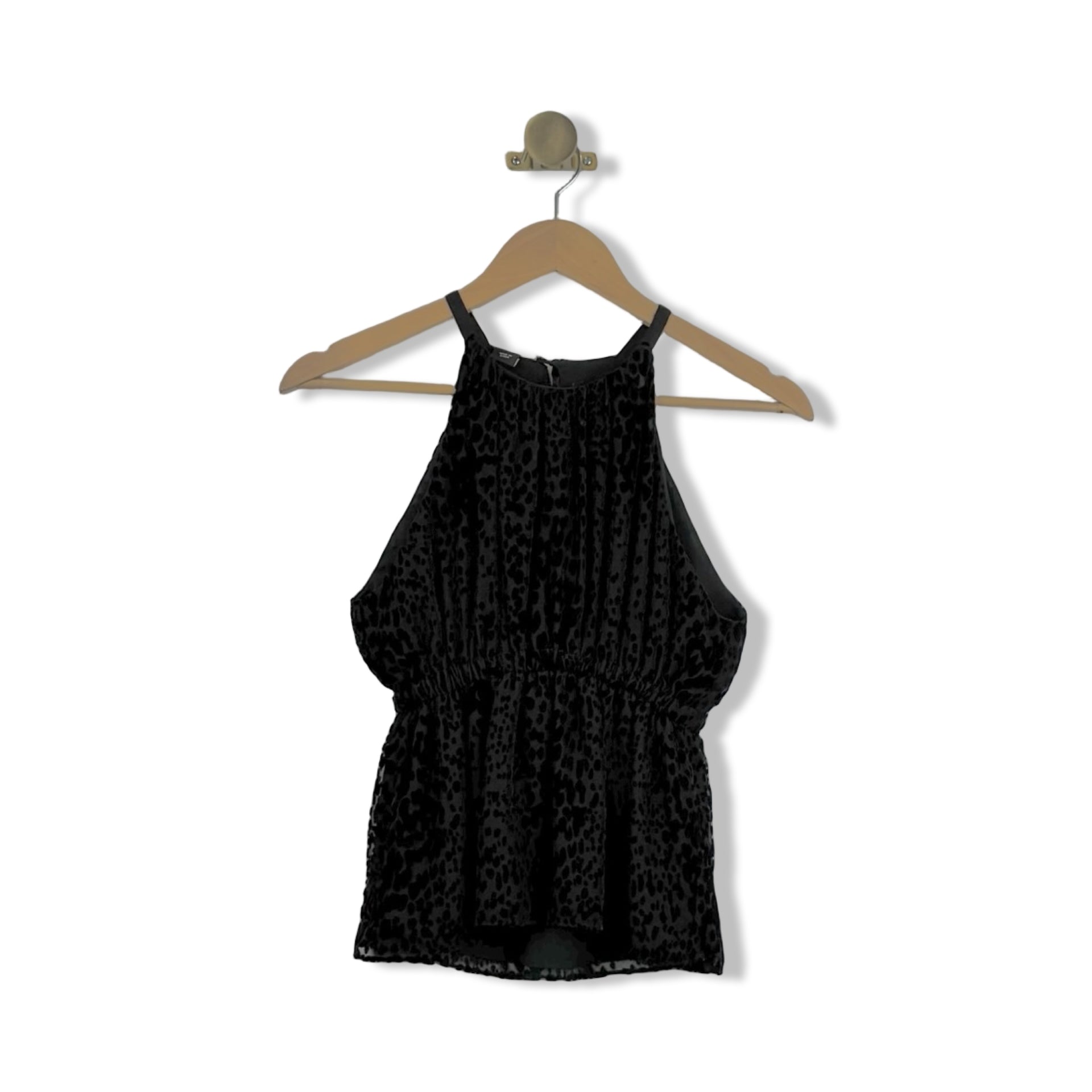 A.L.C. x Barney's New York Burnout Peplum Top