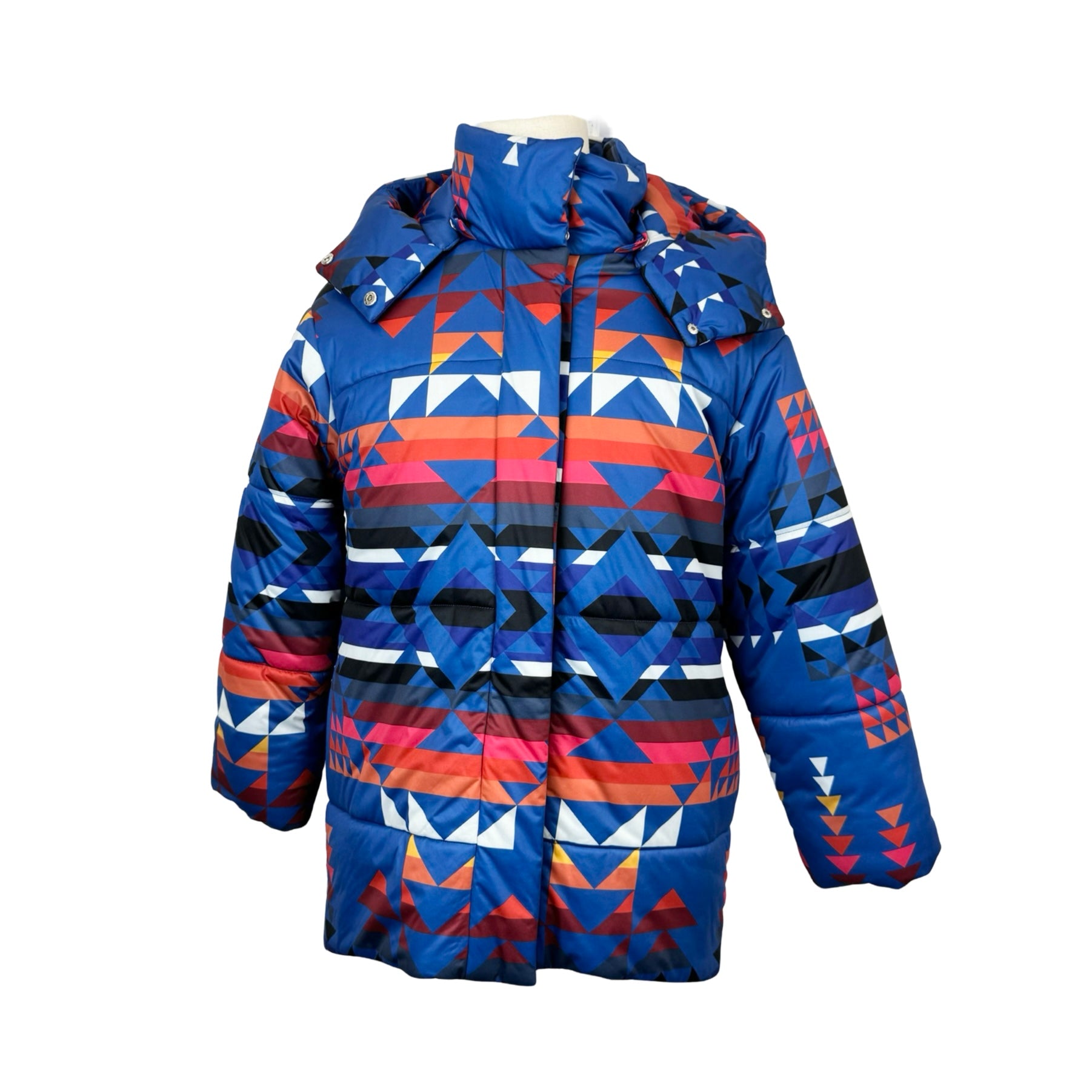 Pendleton x Aqua Patterned Puffer Jacket