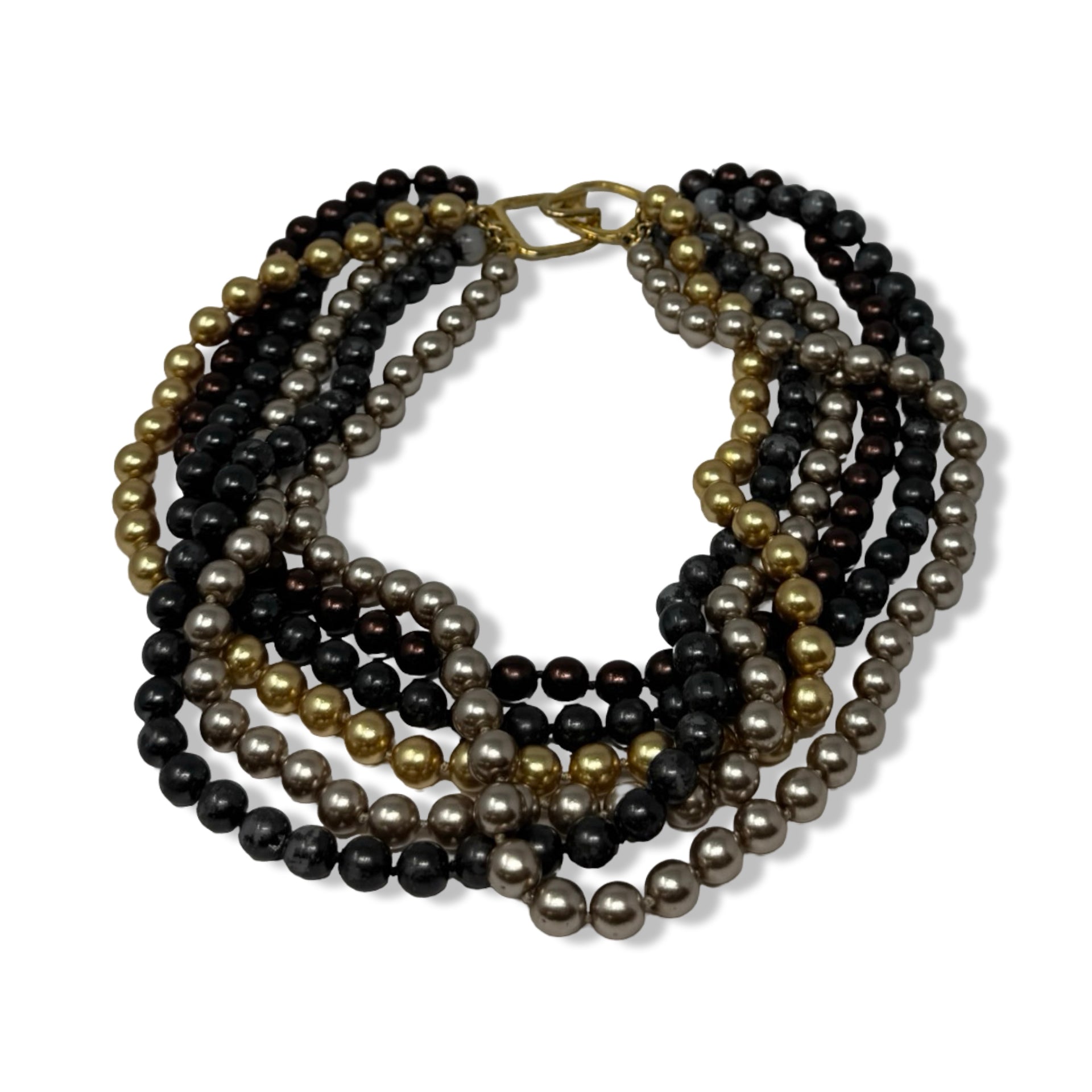 Kenneth Lane Multicolor Multistrand Necklace