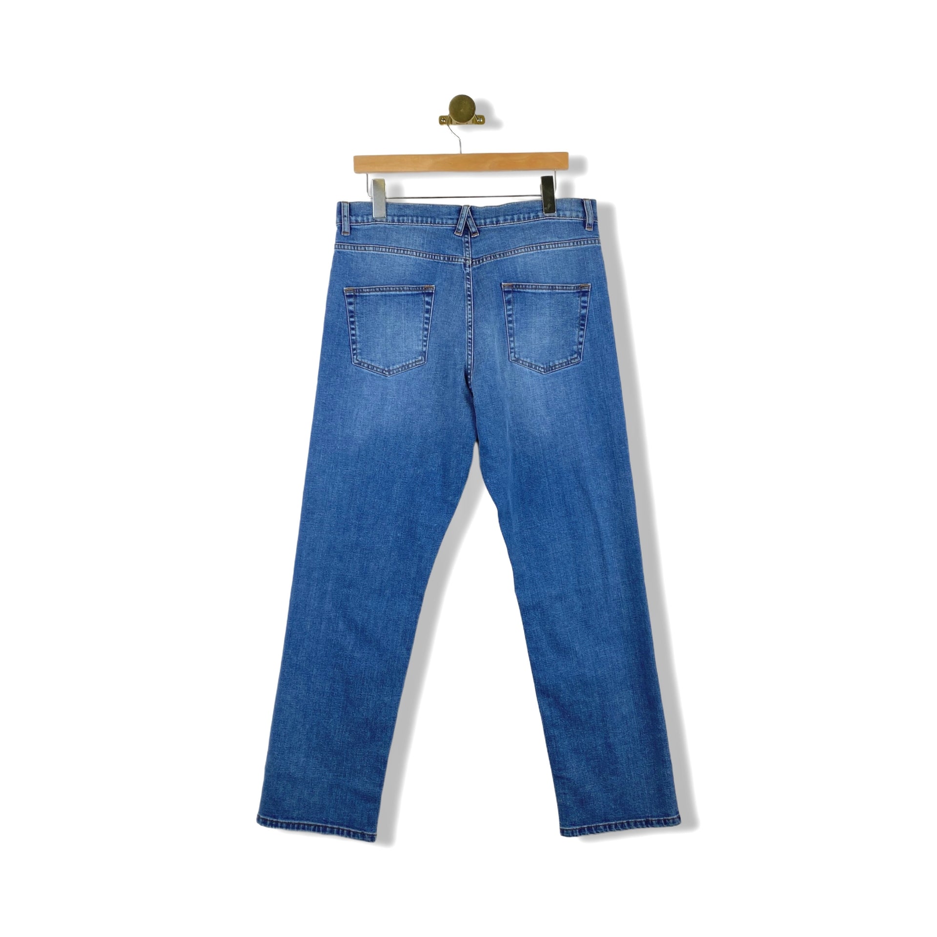 Loup High Waisted Straight Leg Jeans