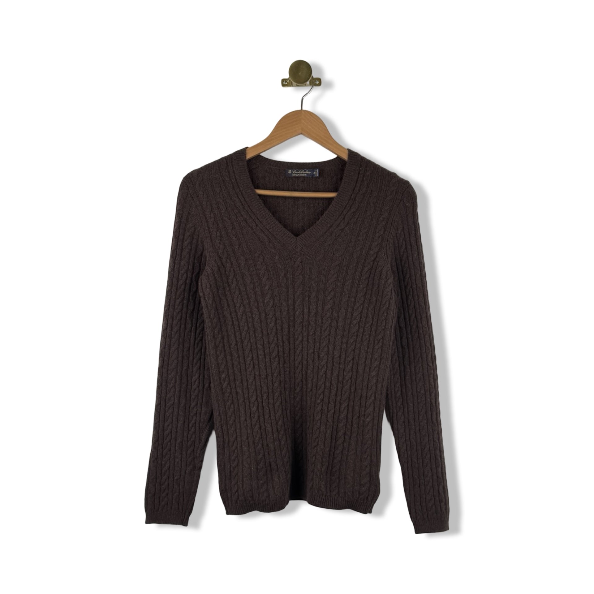 Brooks Brothers V-Neck Cashmere Pullover
