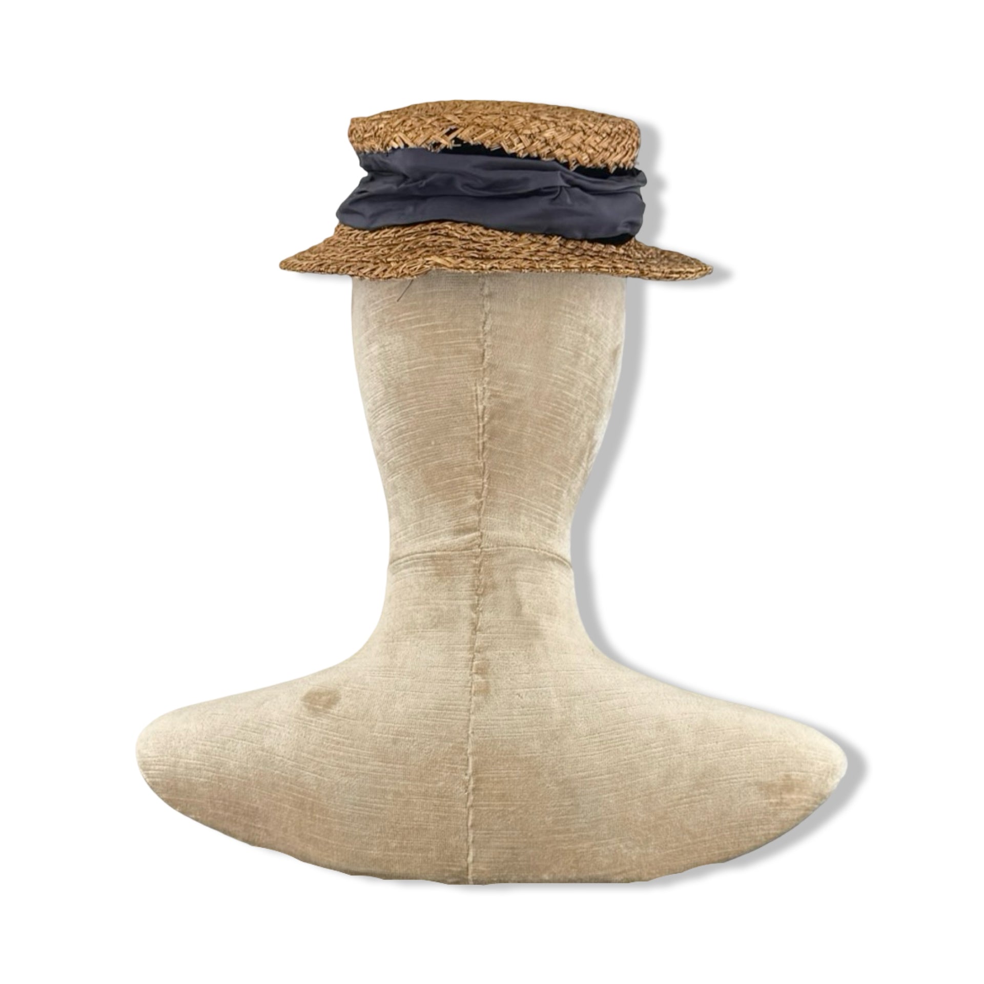 Vintage Mini Straw Hat