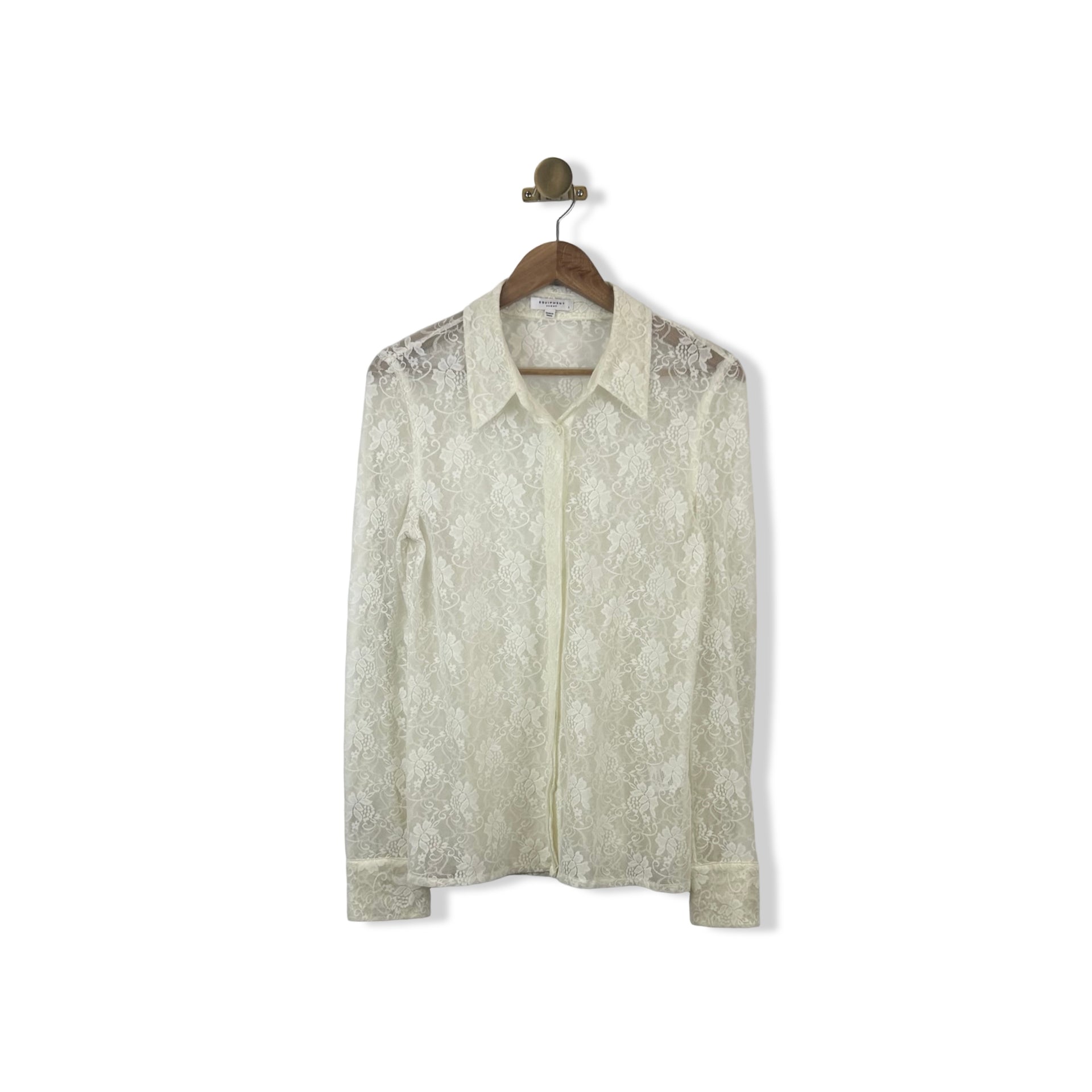 Equipment Lace Button Down