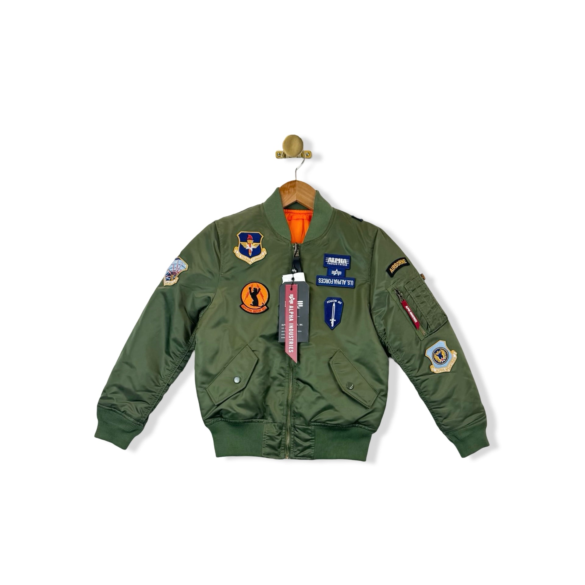 Alpha Industries Kids MA-1 Squadron Bomber Jacket
