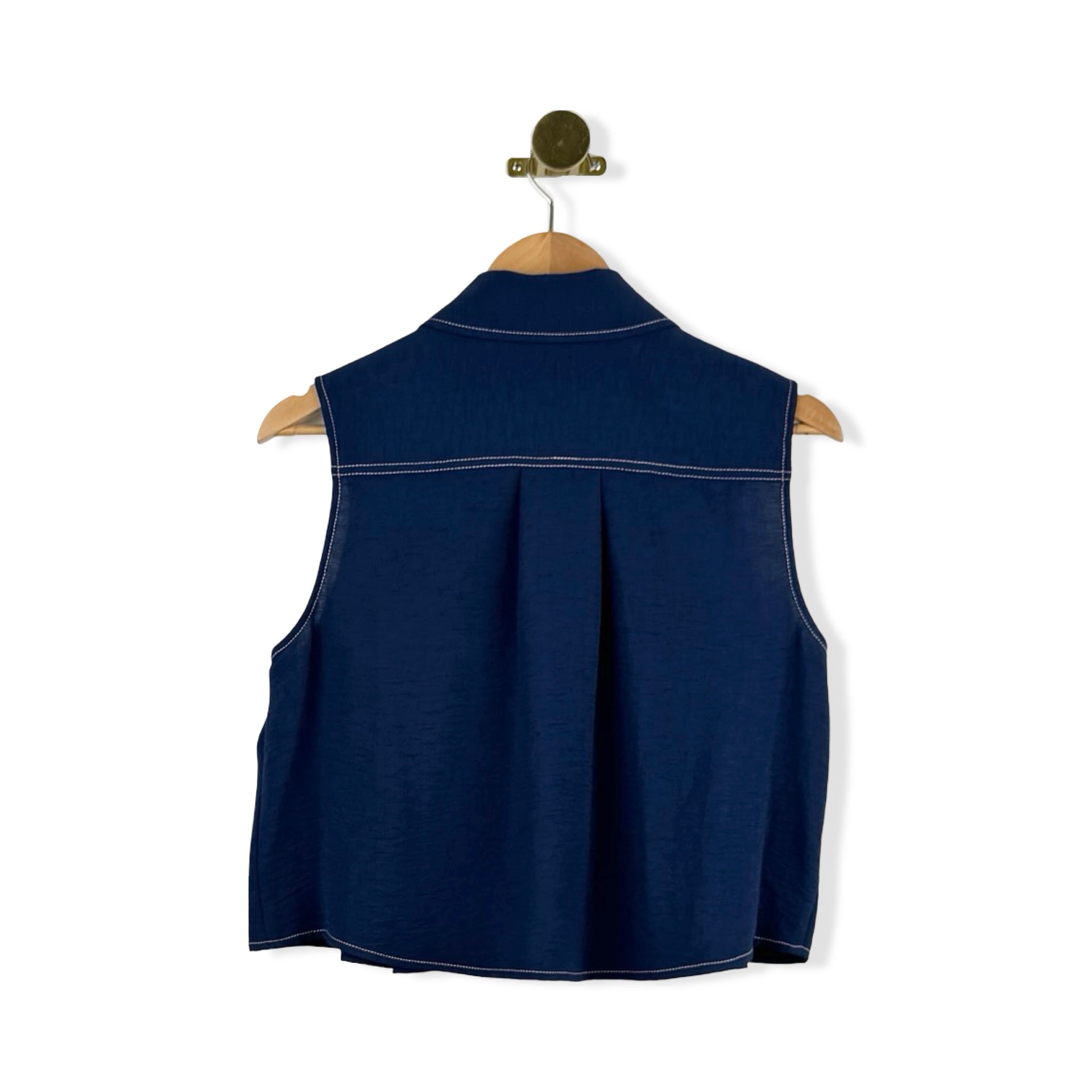 Ramy Brook Pleated Button Down Top