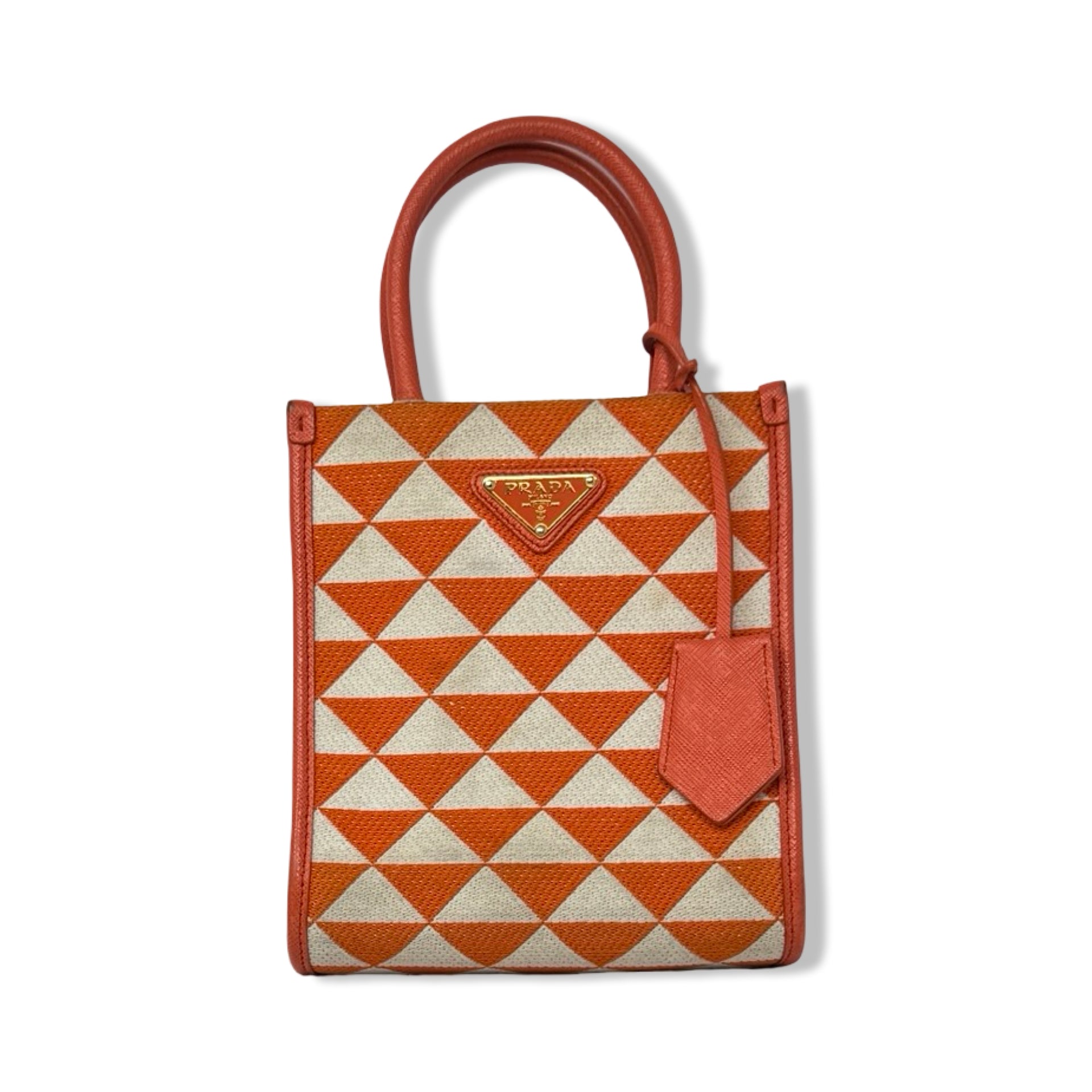 Prada Embroidered Symbole Mini Bag