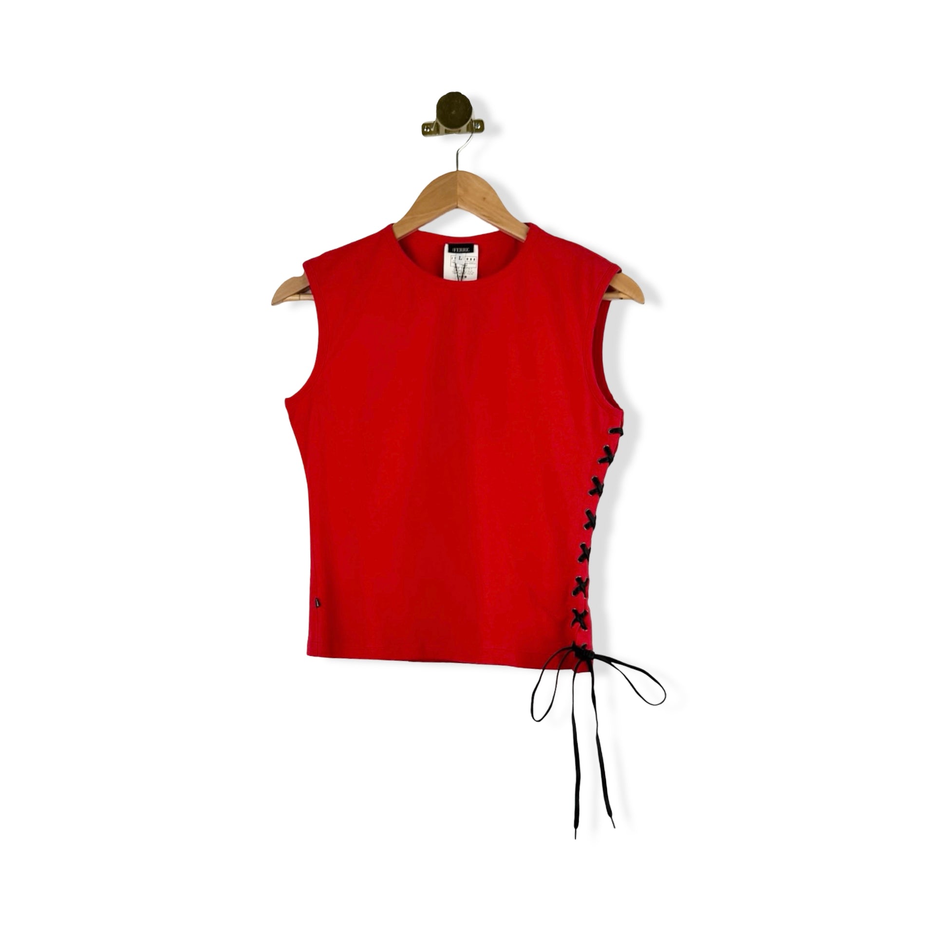 Ferre Lace Up Muscle Tee