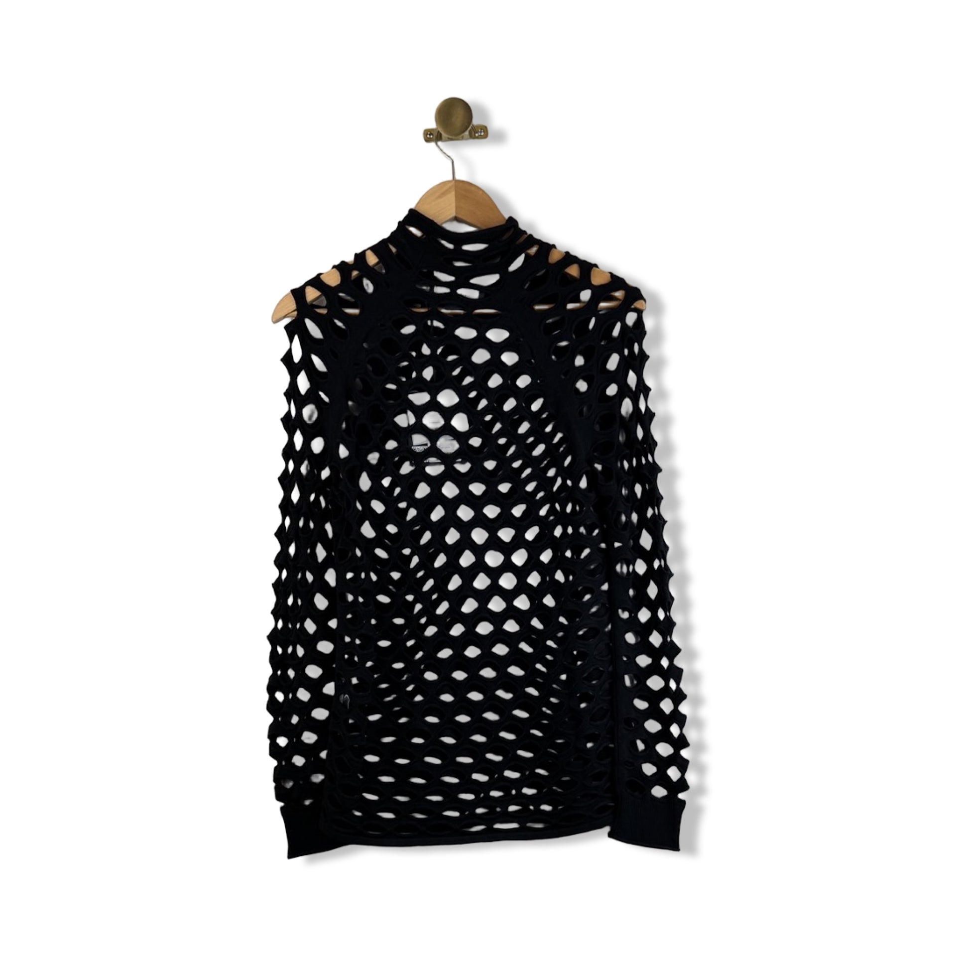 GSTQ Mesh Turtleneck