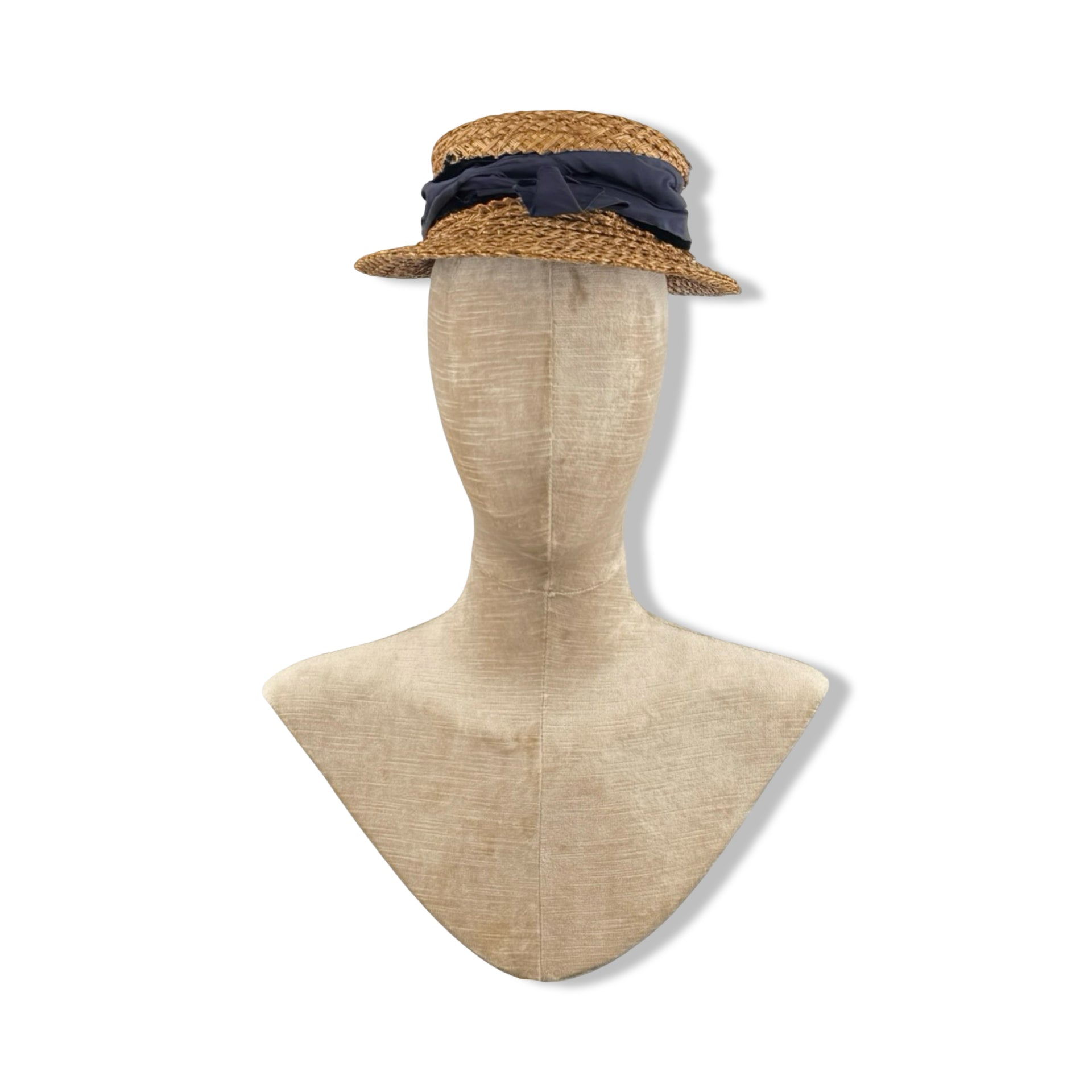 Vintage Mini Straw Hat