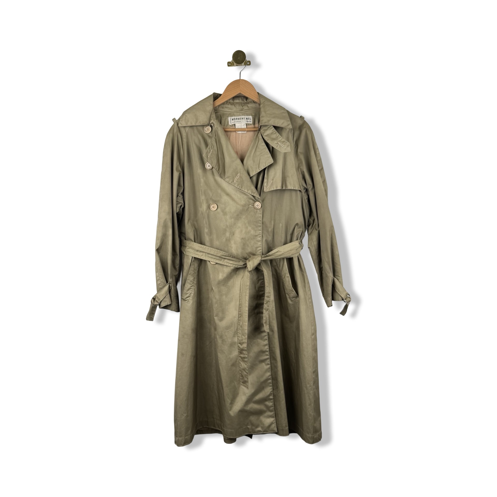Vintage Norbert Nel Double Breasted Trench Coat