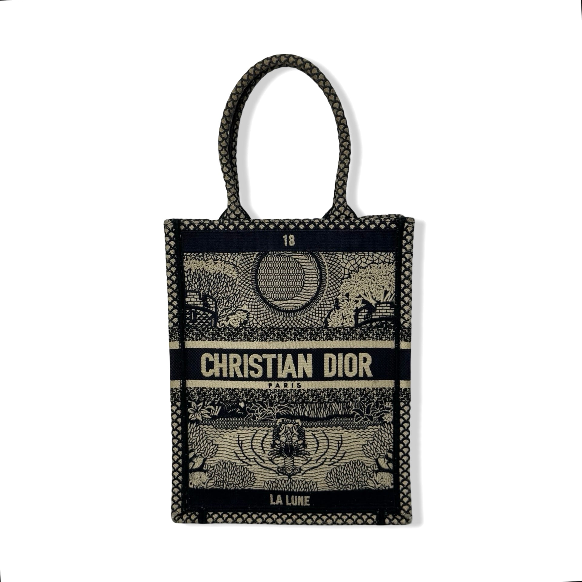 Christian Dior La Lune Vertical Book Tote