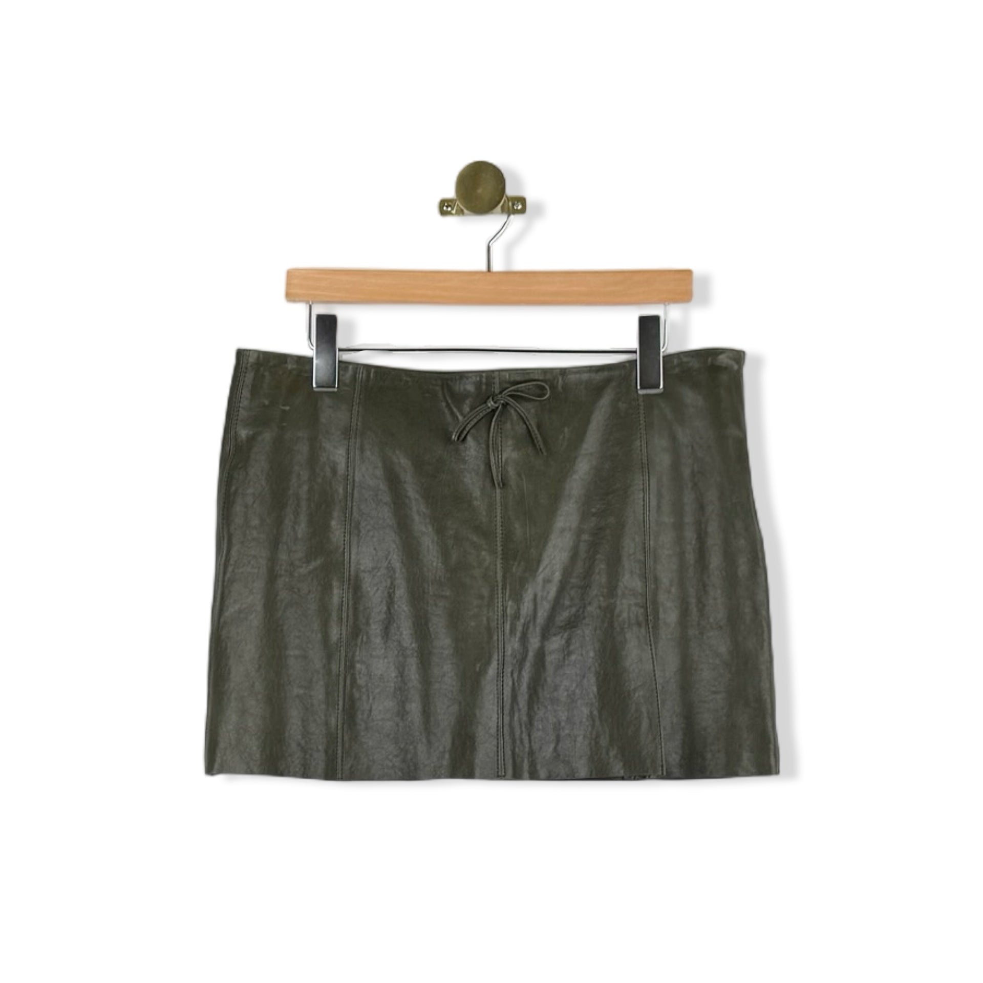 Paloma Wool Leather Mini Skirt