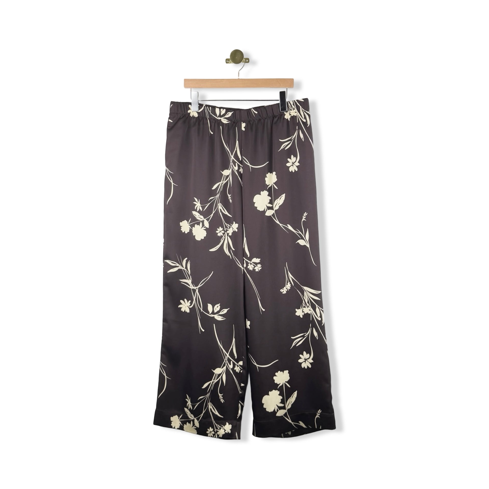 a . new day Floral Satin Pajama Pants