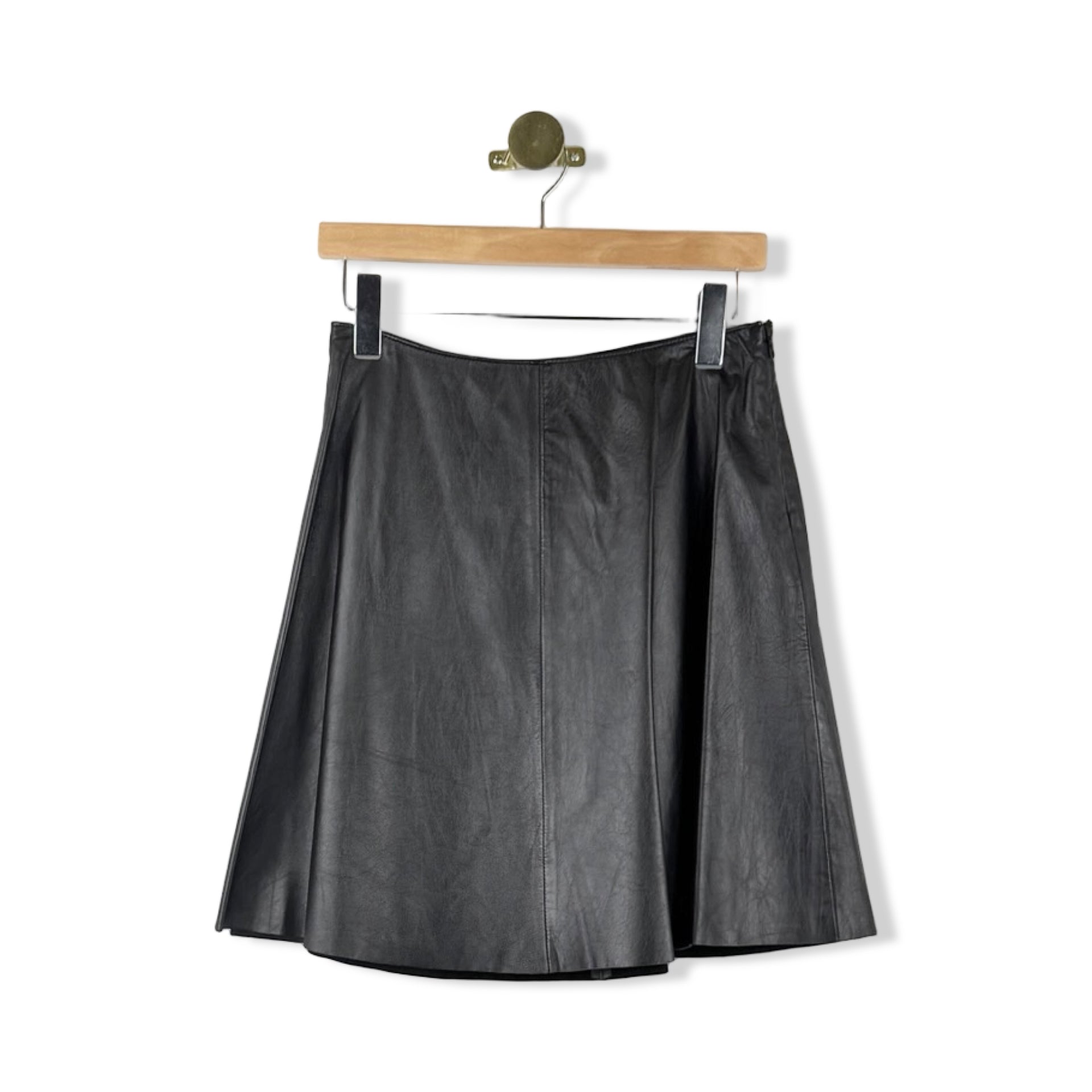 DKNY Leather Skirt