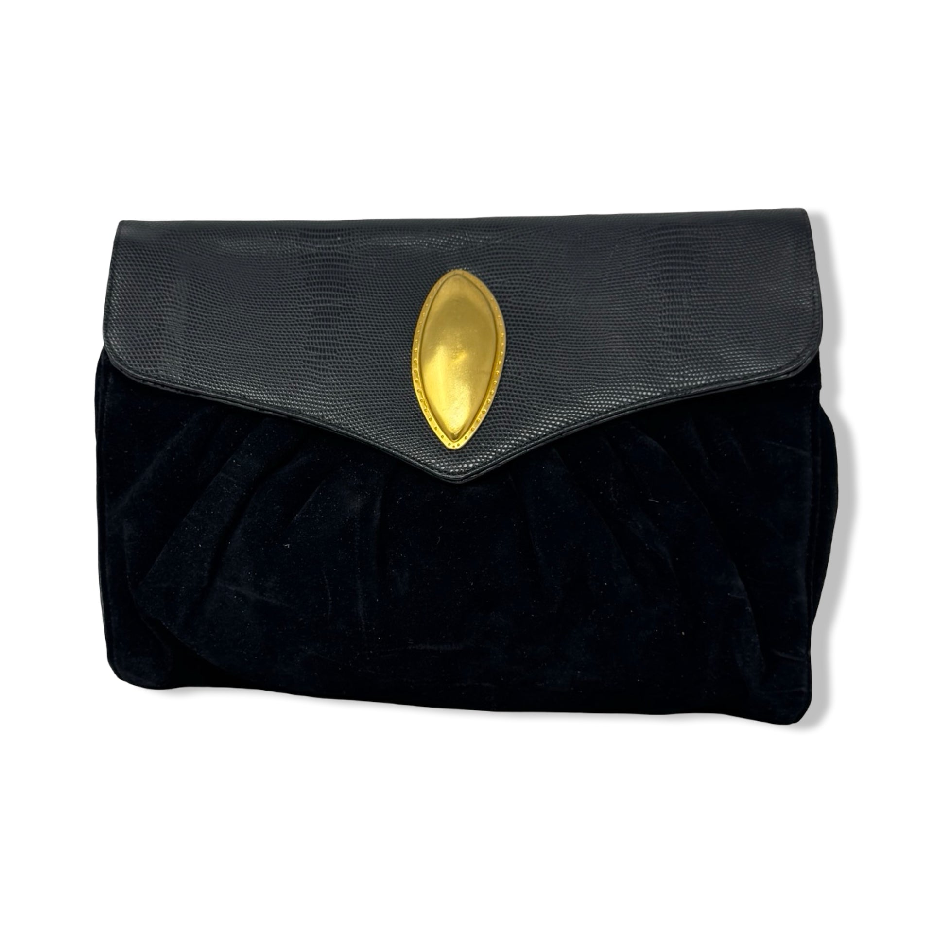 Vintage R.J. Graziano Suede Clutch