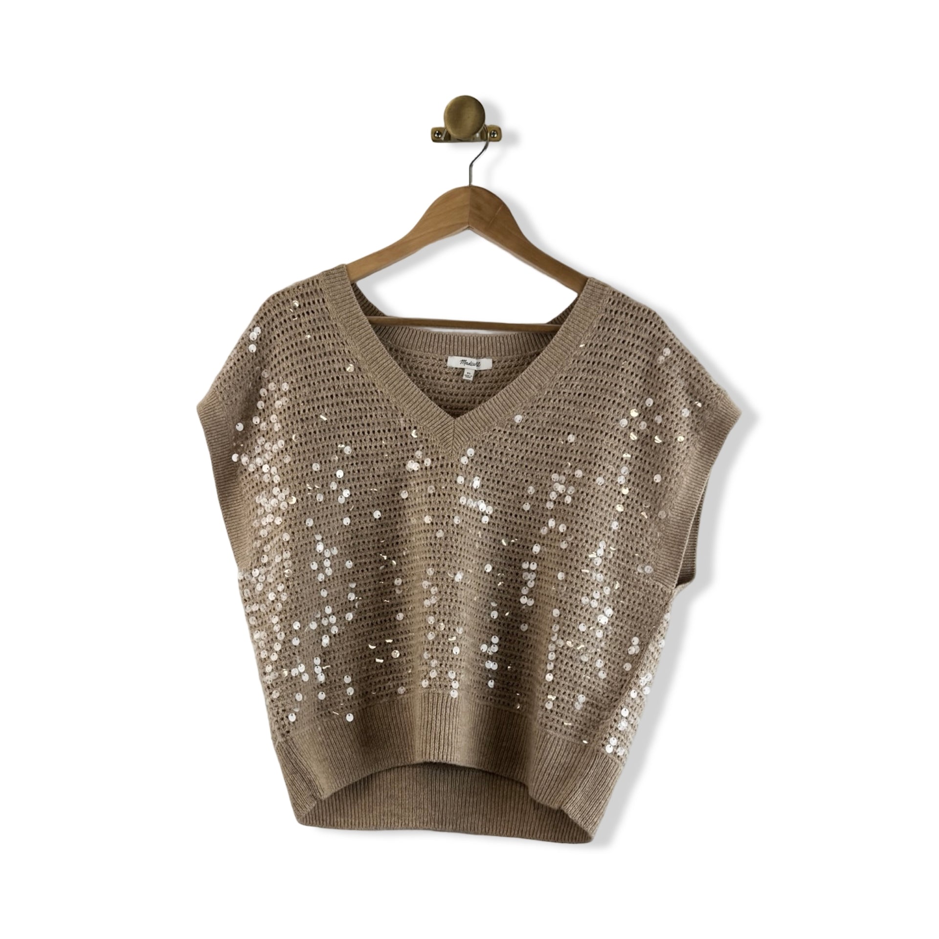 Madewell Sequin Sweater Vest