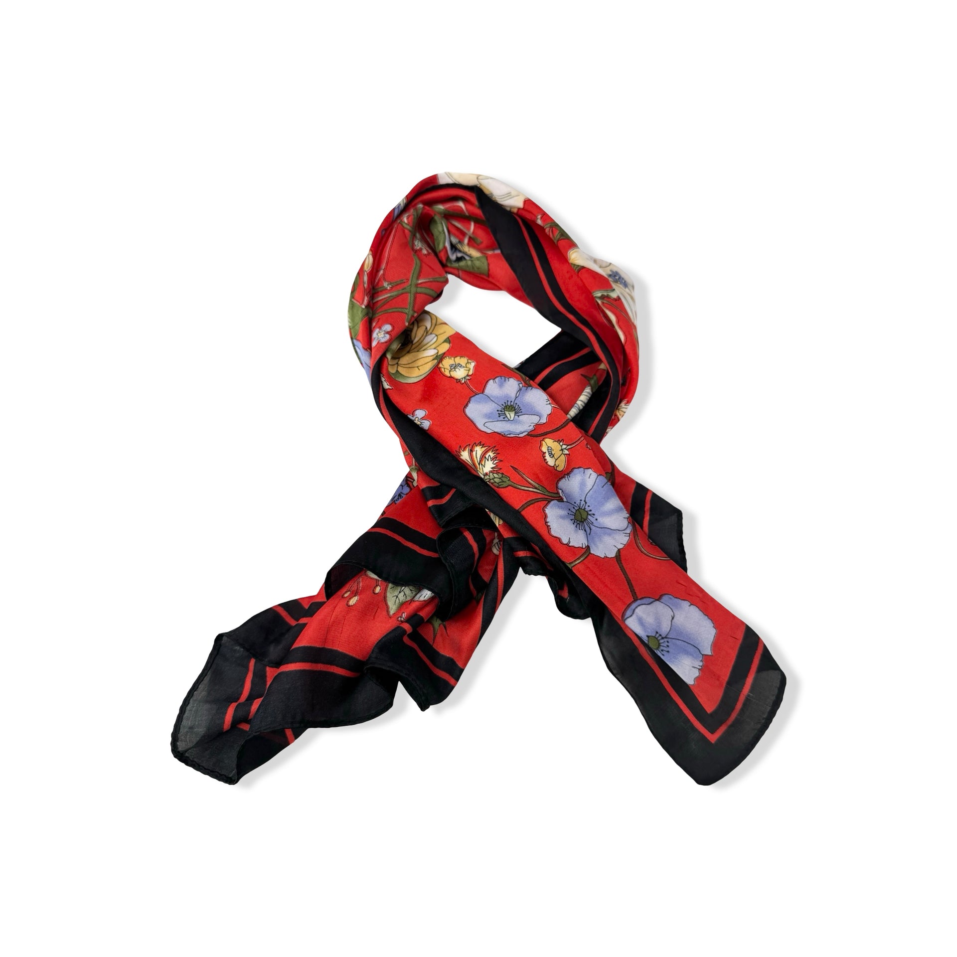 Floral Square Scarf