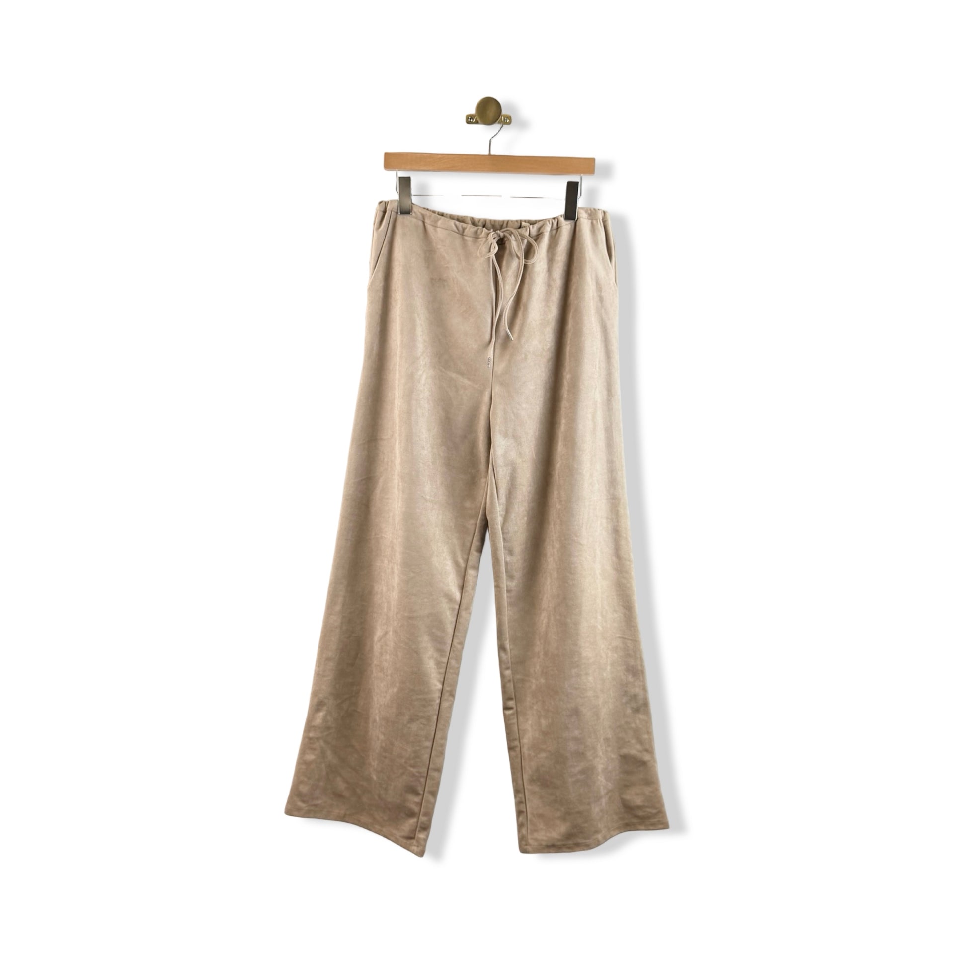 BLANKNYC Low Rise Baggy Faux Suede Pant
